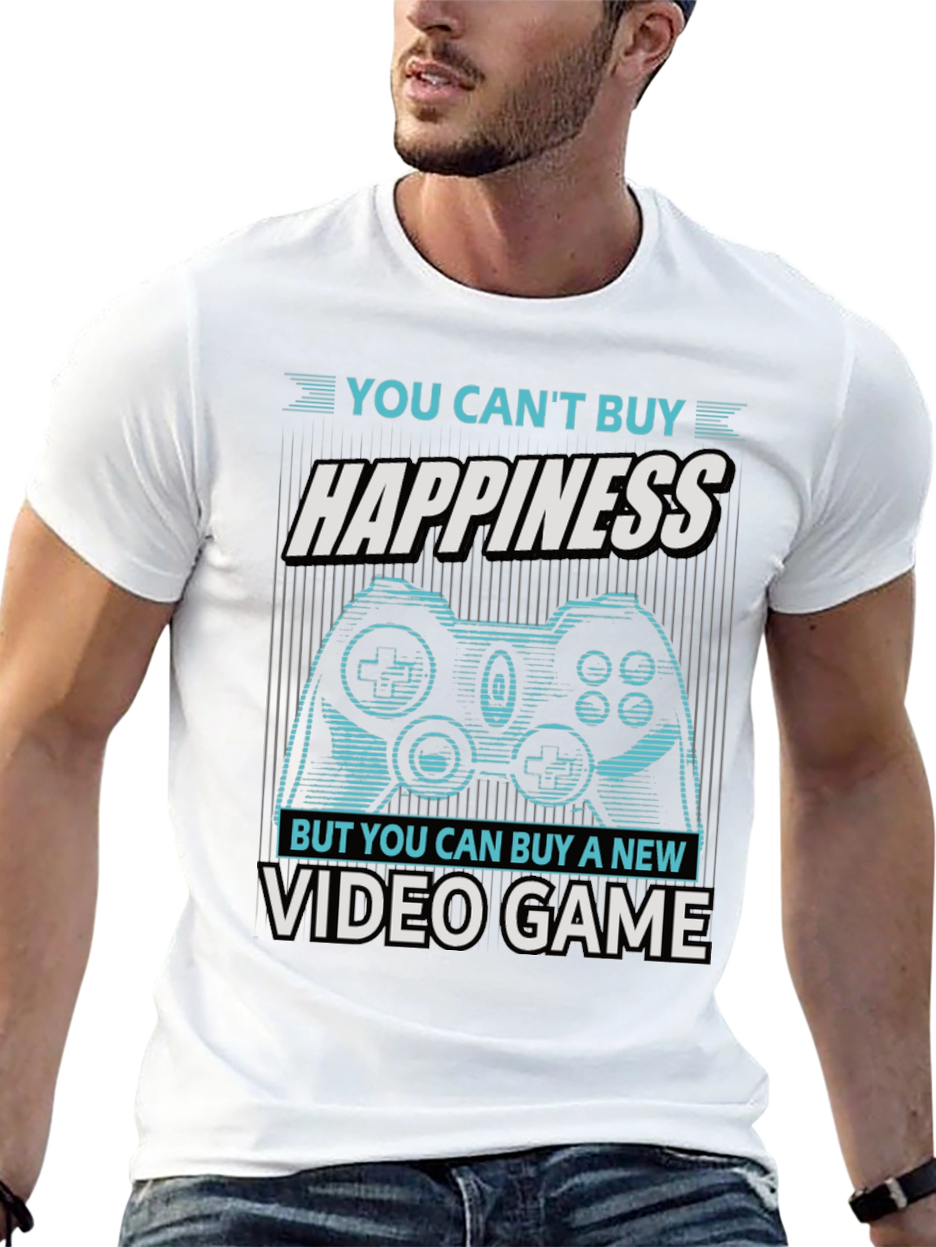 Gamer T-Shirt: Buy Video Games Not Happiness