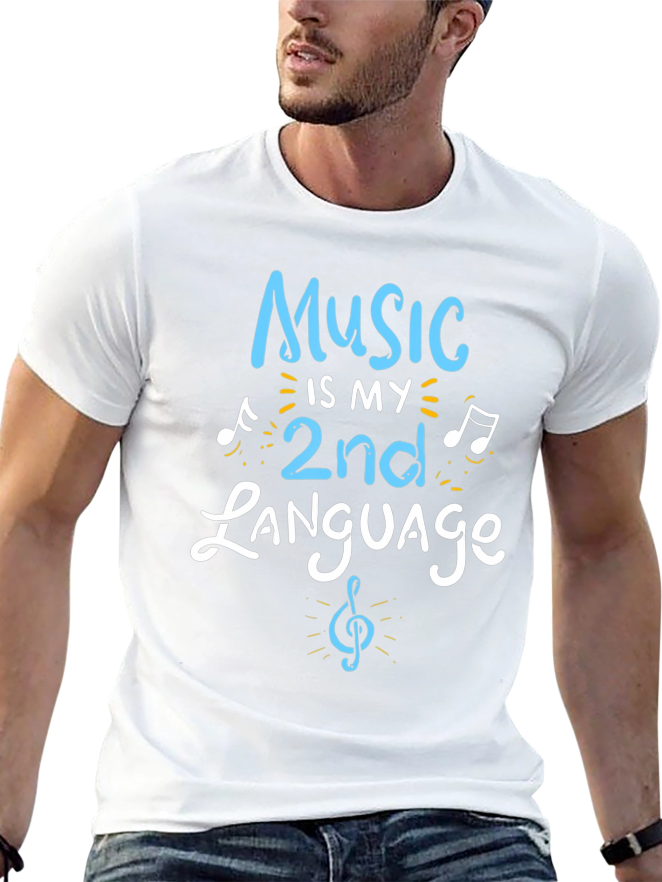 Music is My 2nd Language T-Shirt