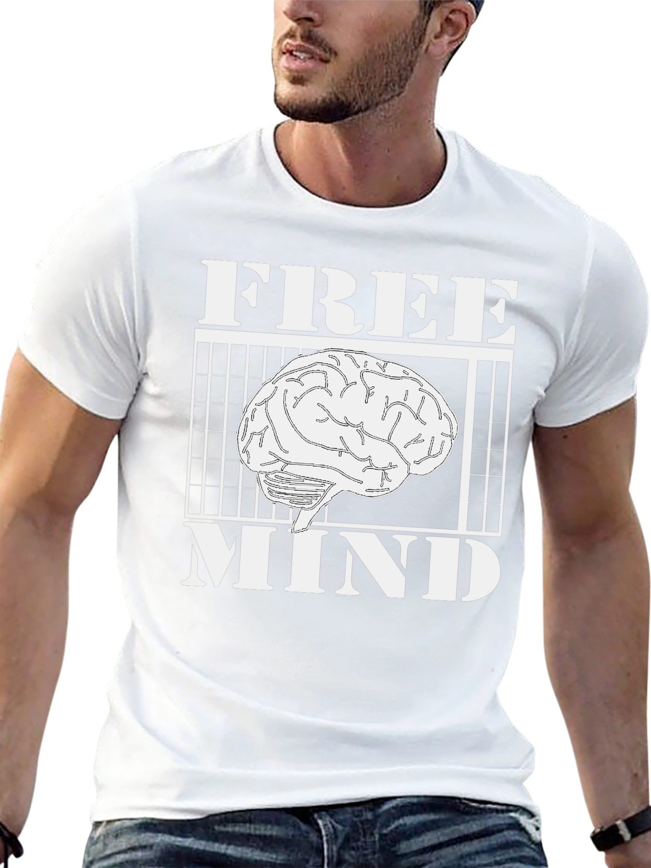 Free Mind Graphic T-Shirt