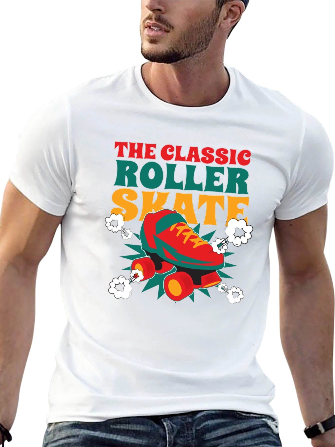 Classic Roller Skate T-Shirt - Retro Design