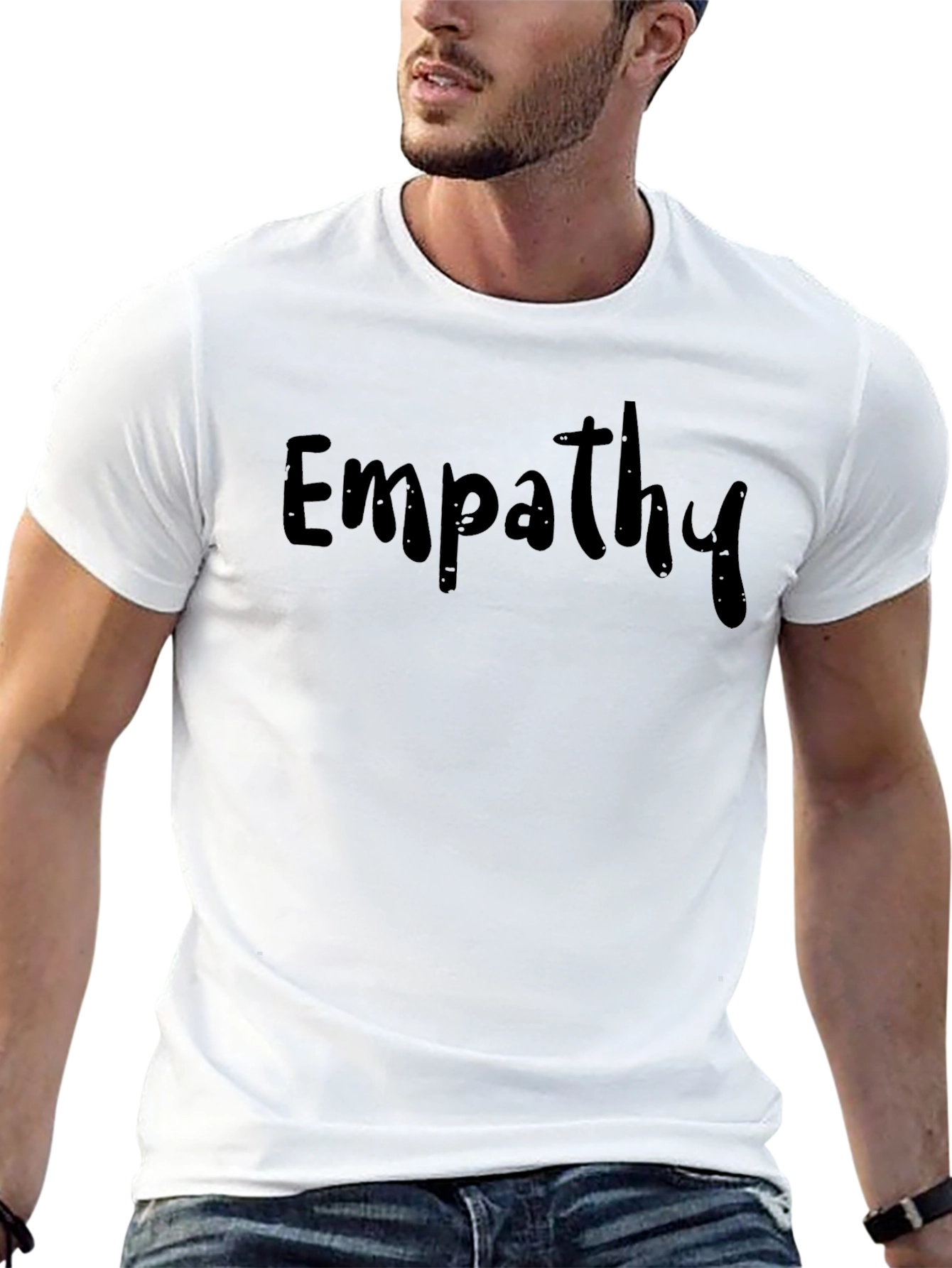 Empathy Black T-Shirt - Stylish and Comfortable