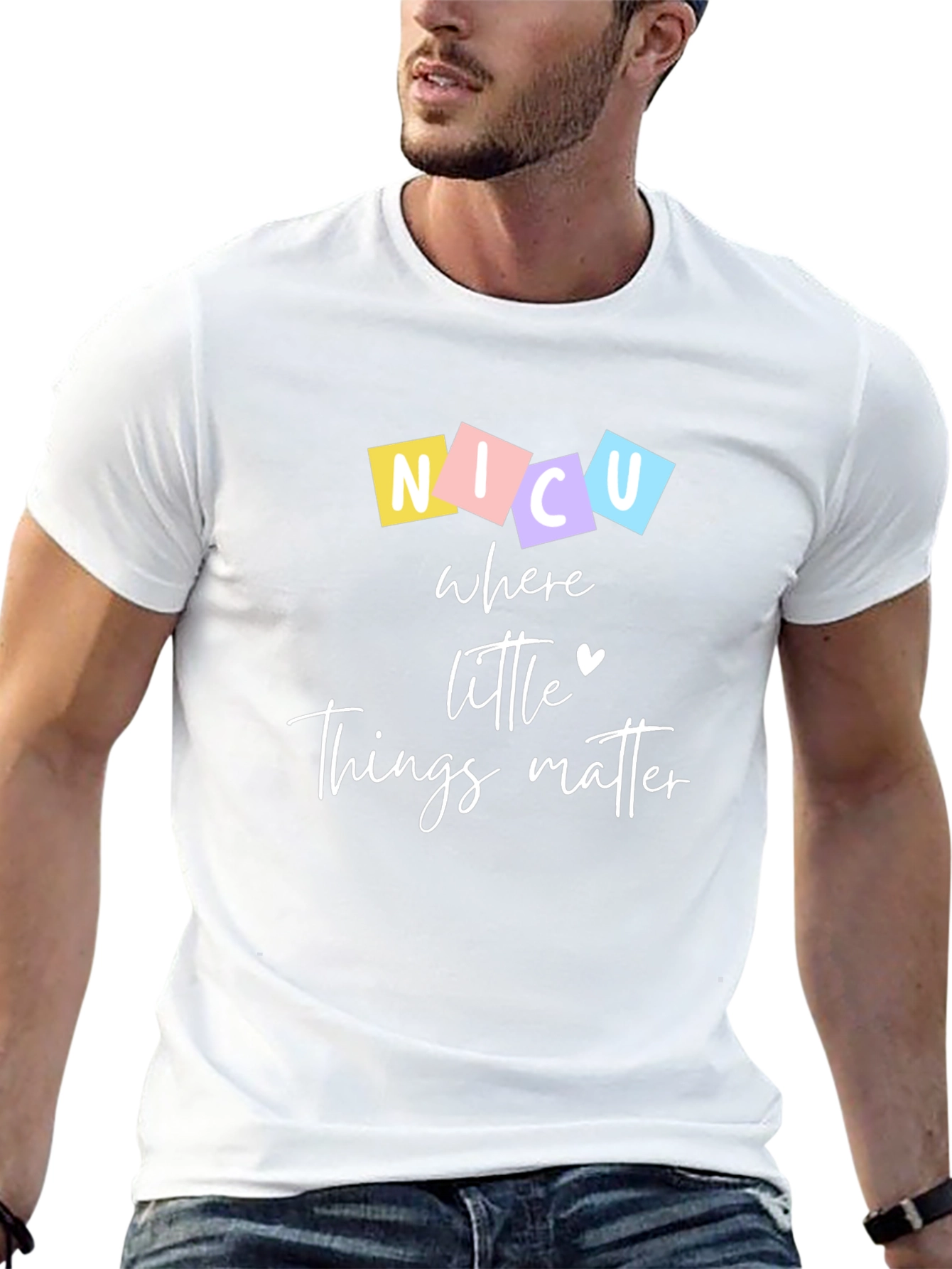 NICU Where Little Things Matter Graphic T-Shirt