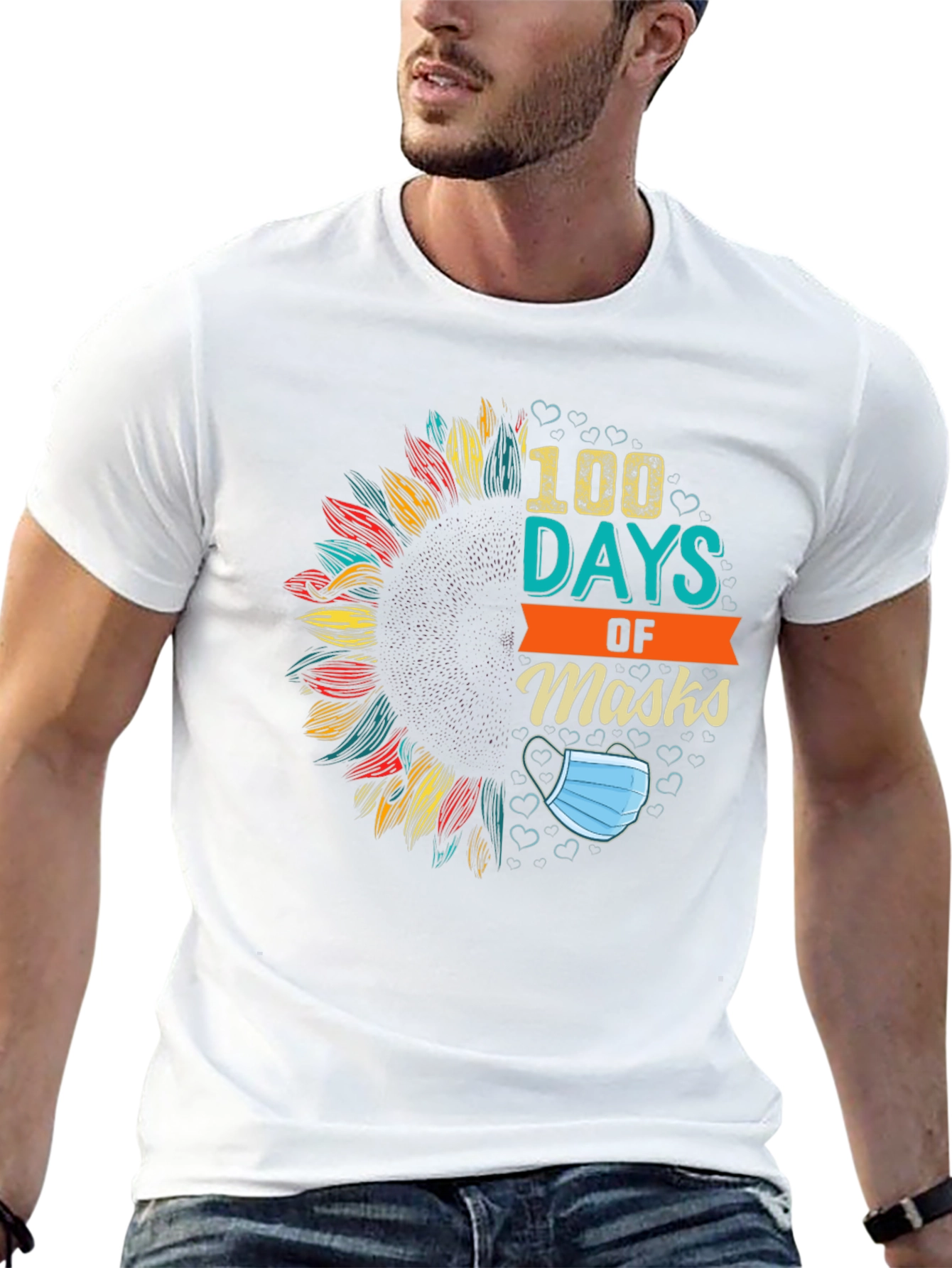 100 Days of Masks T-Shirt
