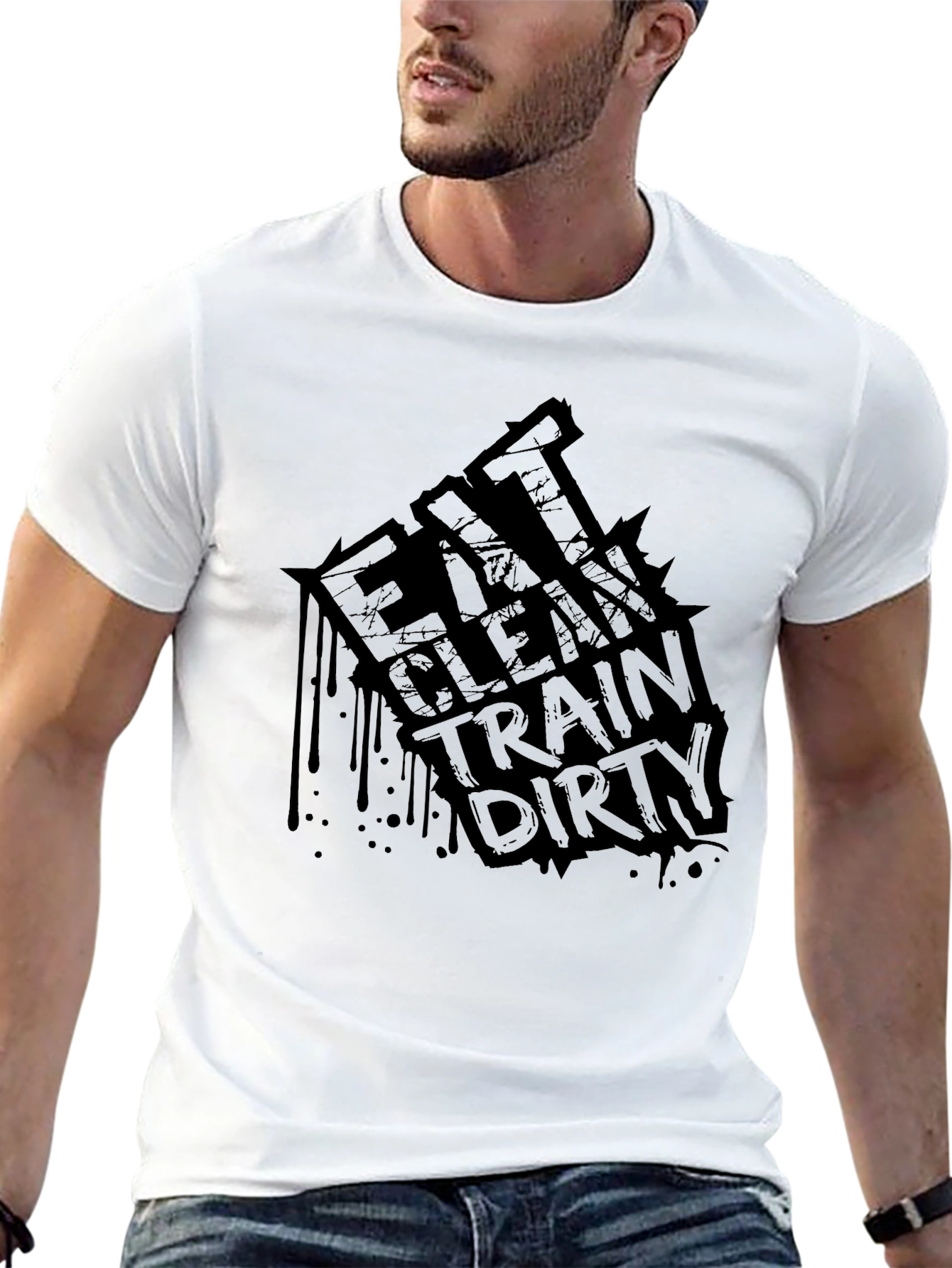 Eat Clean Train Dirty Graphic Tee