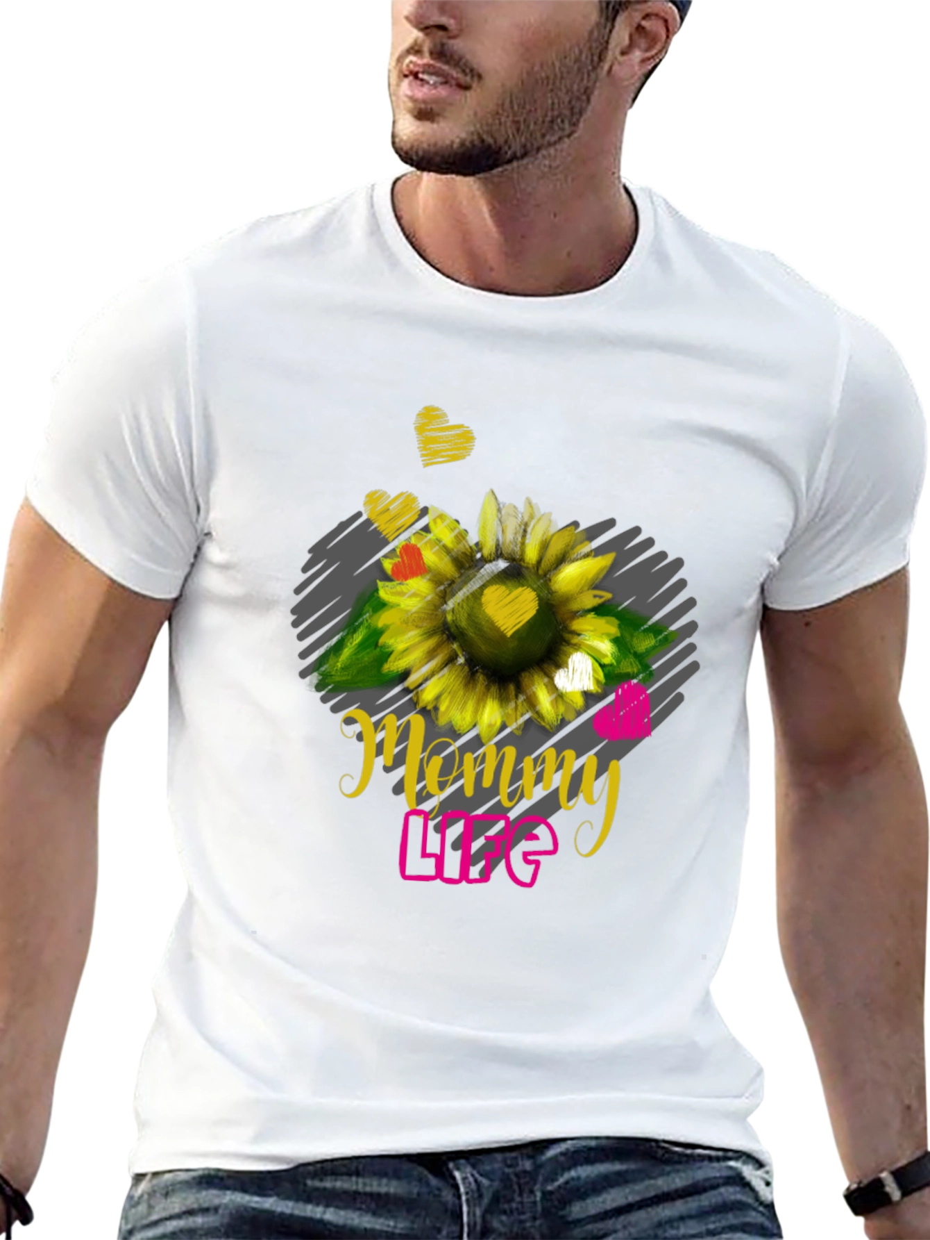 Mommy Life Sunflower Graphic Tee