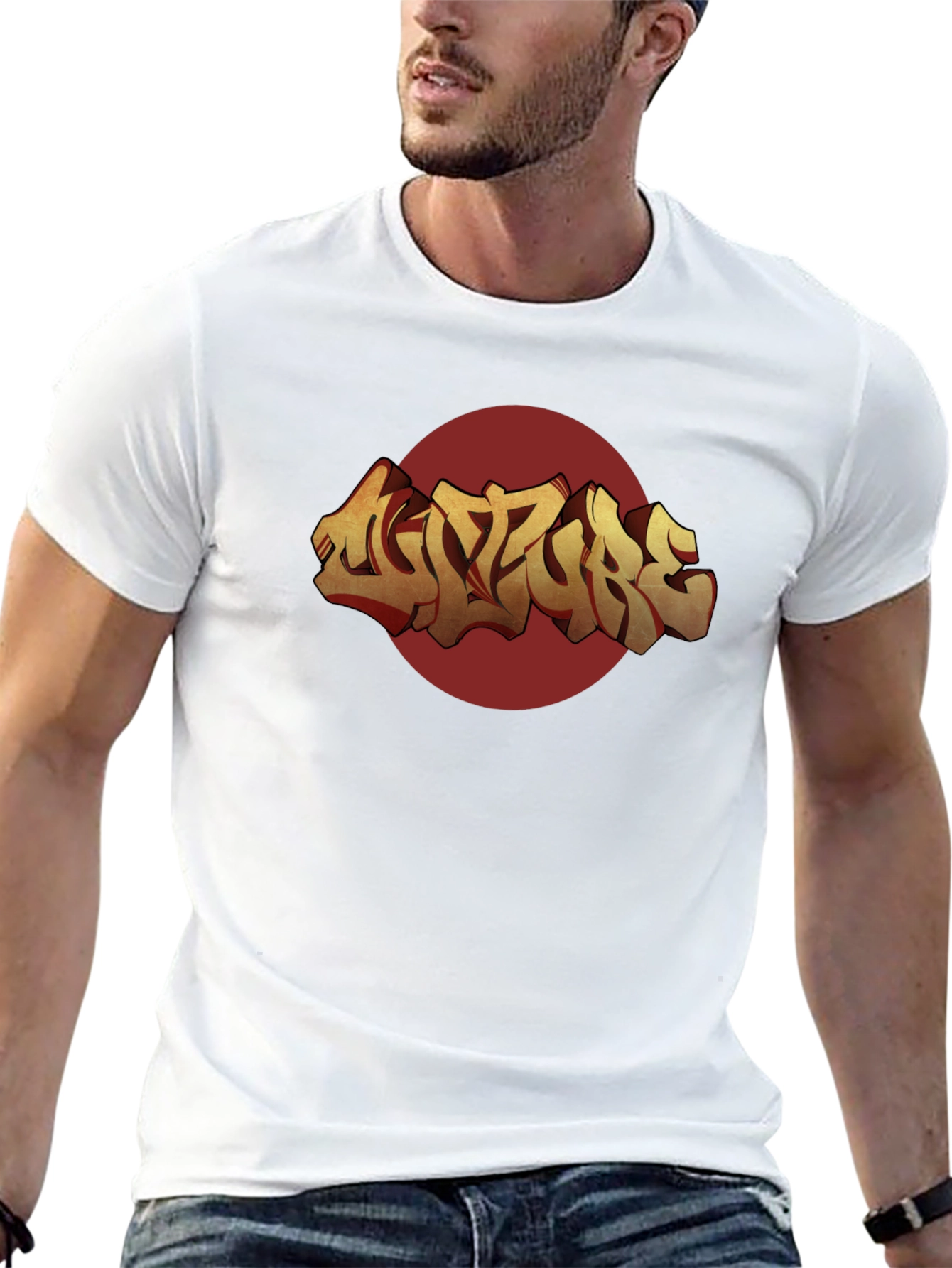 Urban Gold Graphic Tee - Cool Streetwear Design