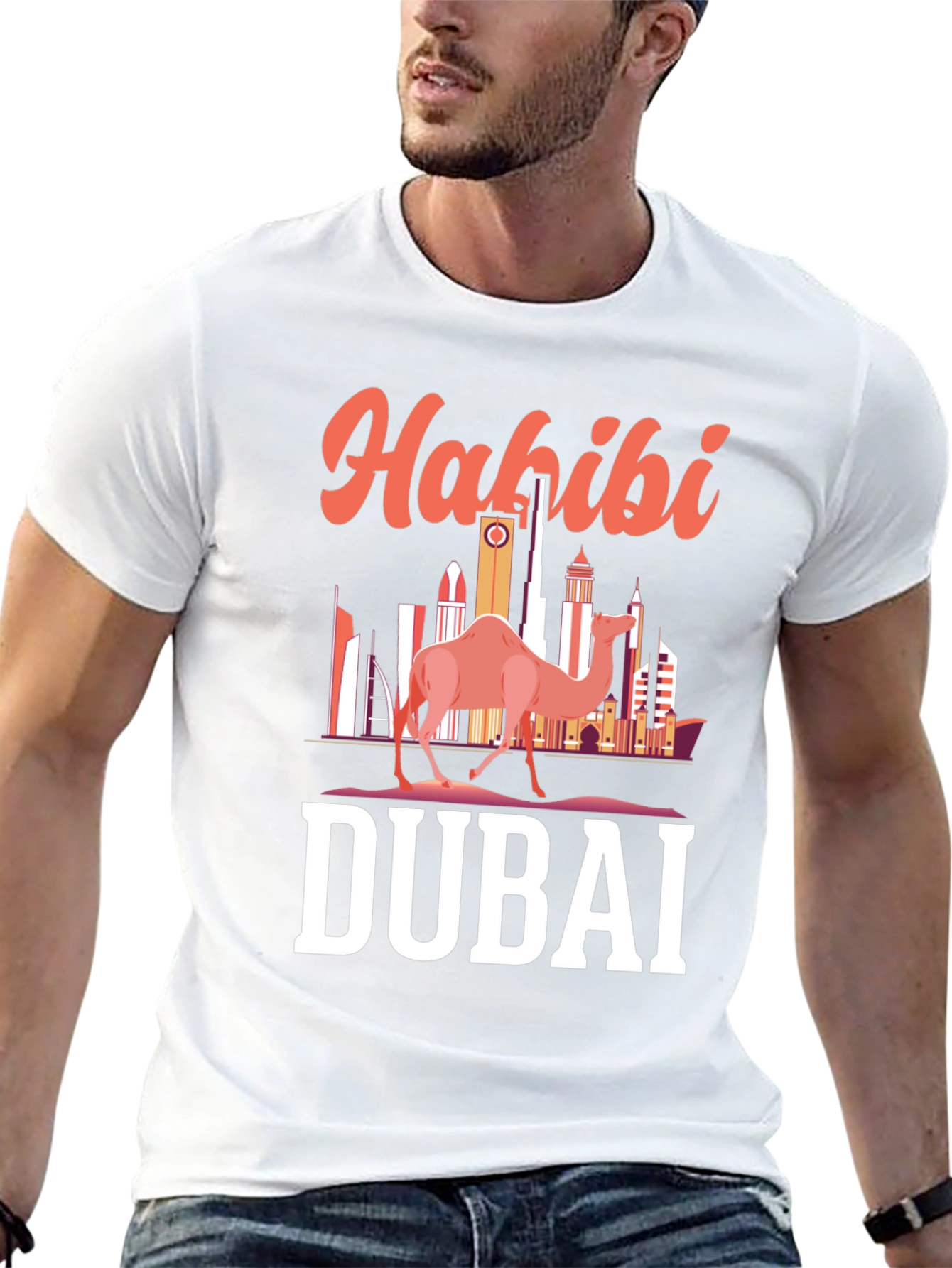 Habibi Dubai T-Shirt - Mens Graphic Tee