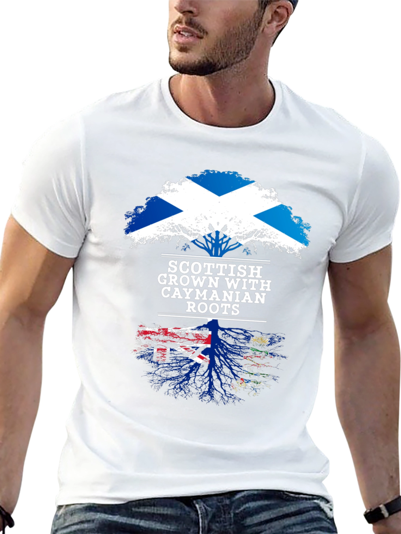 Scottish Grown with Caymanian Roots T-Shirt