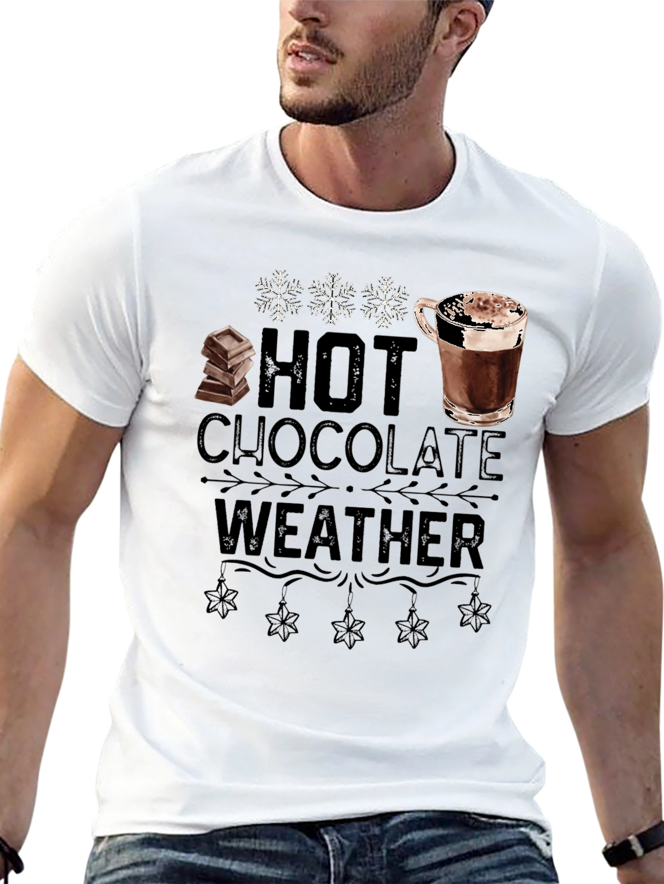 Hot Chocolate Weather Graphic T-Shirt