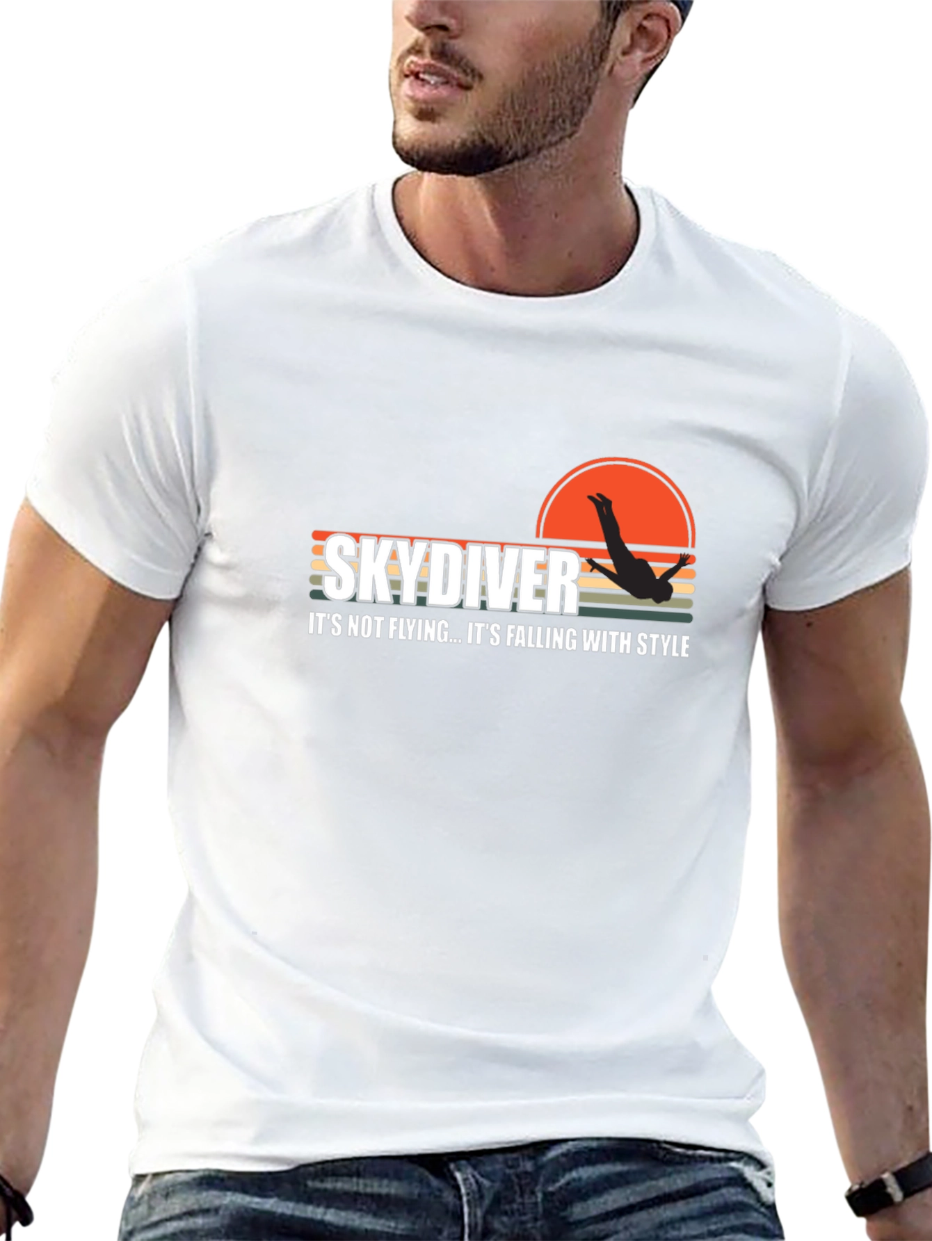 Skydiving T-Shirt - Falling with Style