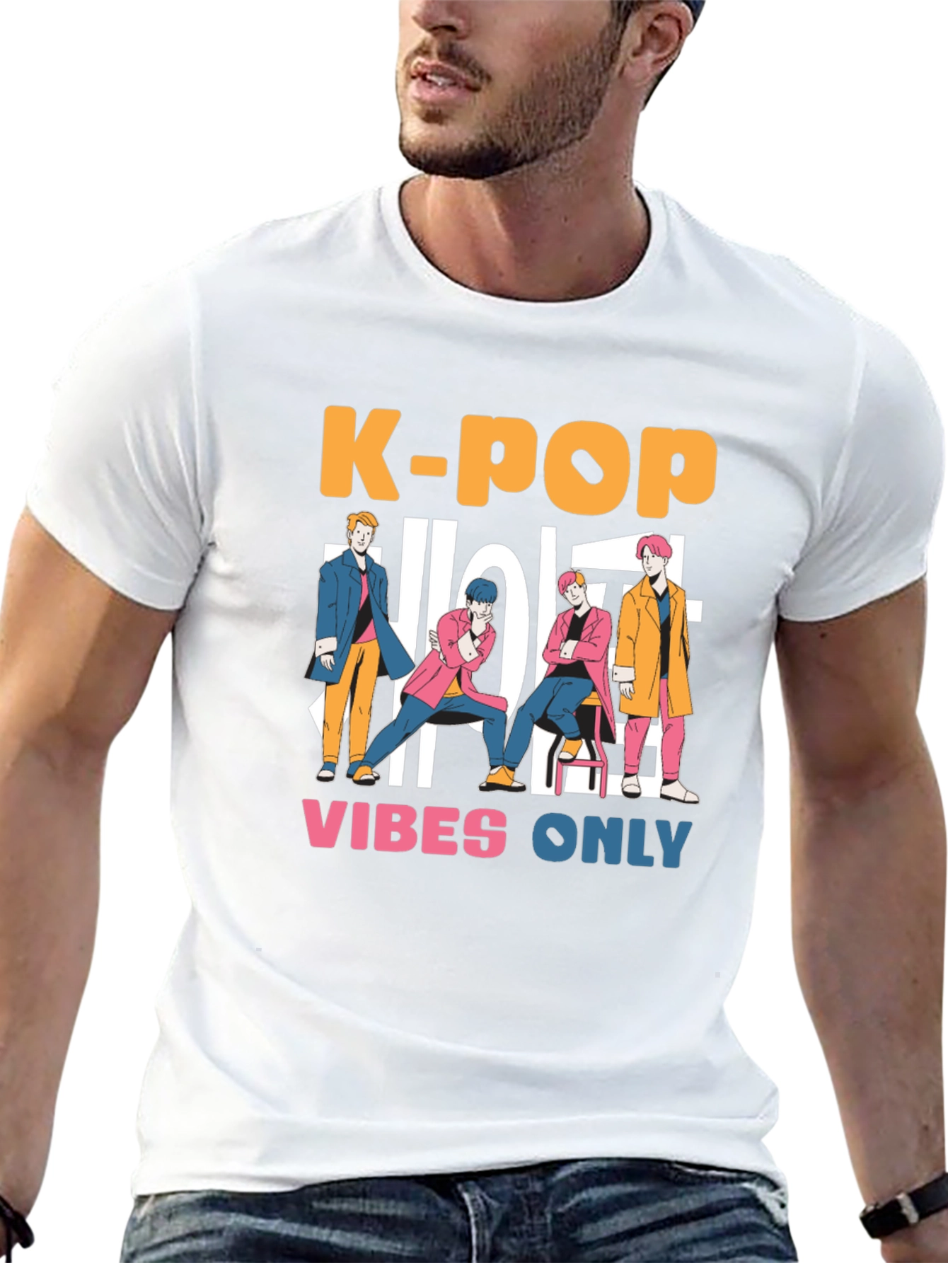 K-Pop Vibes Only Graphic Tee