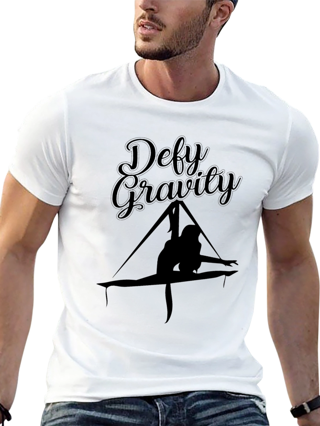 Defy Gravity T-Shirt - Aerial Silks Design