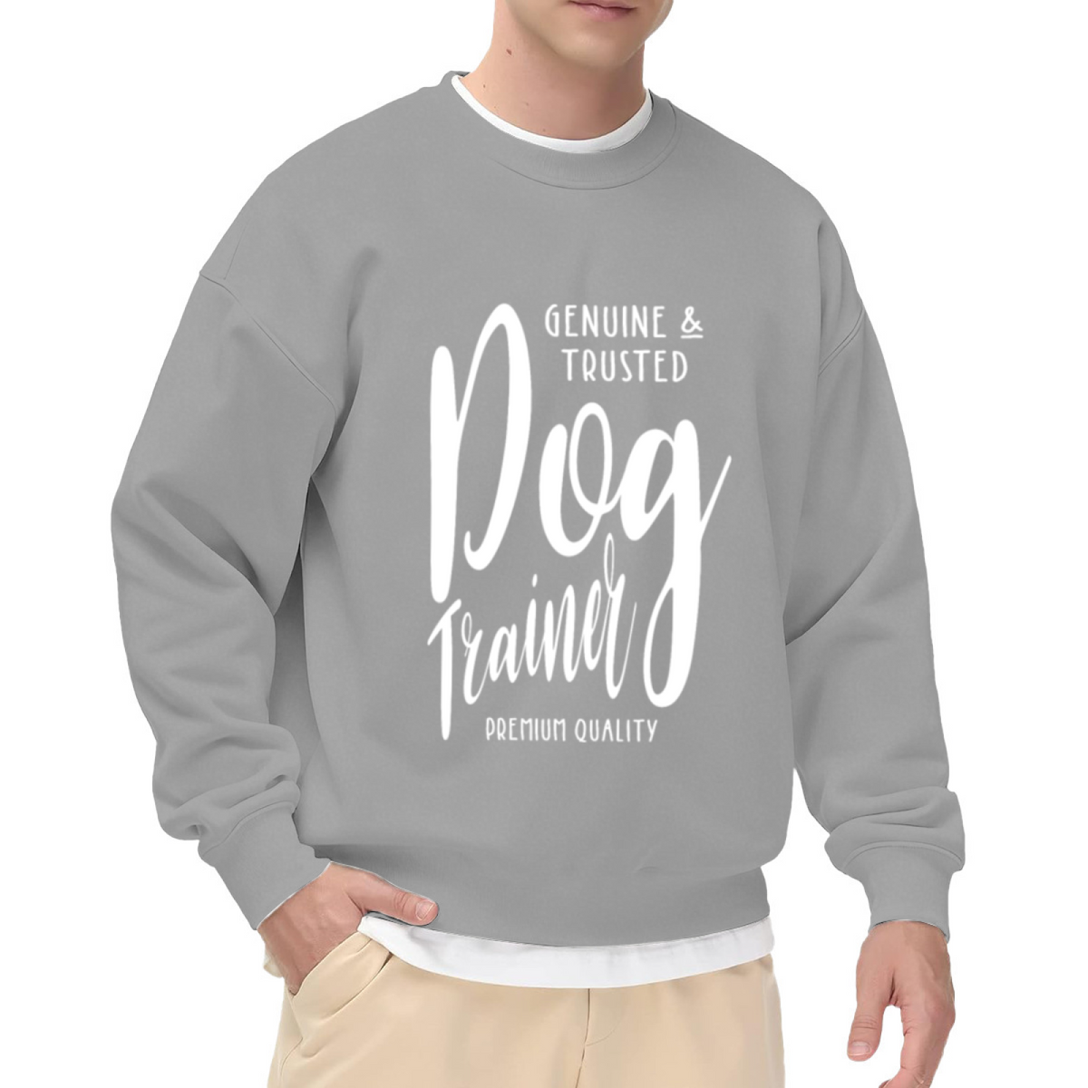 GENUINE TRUSTED Dog Trainer PREMIUM QUALITY - Funny Dog Graphic ԲÁìÎÀÒ | Unisex Pullover Sweatshirt