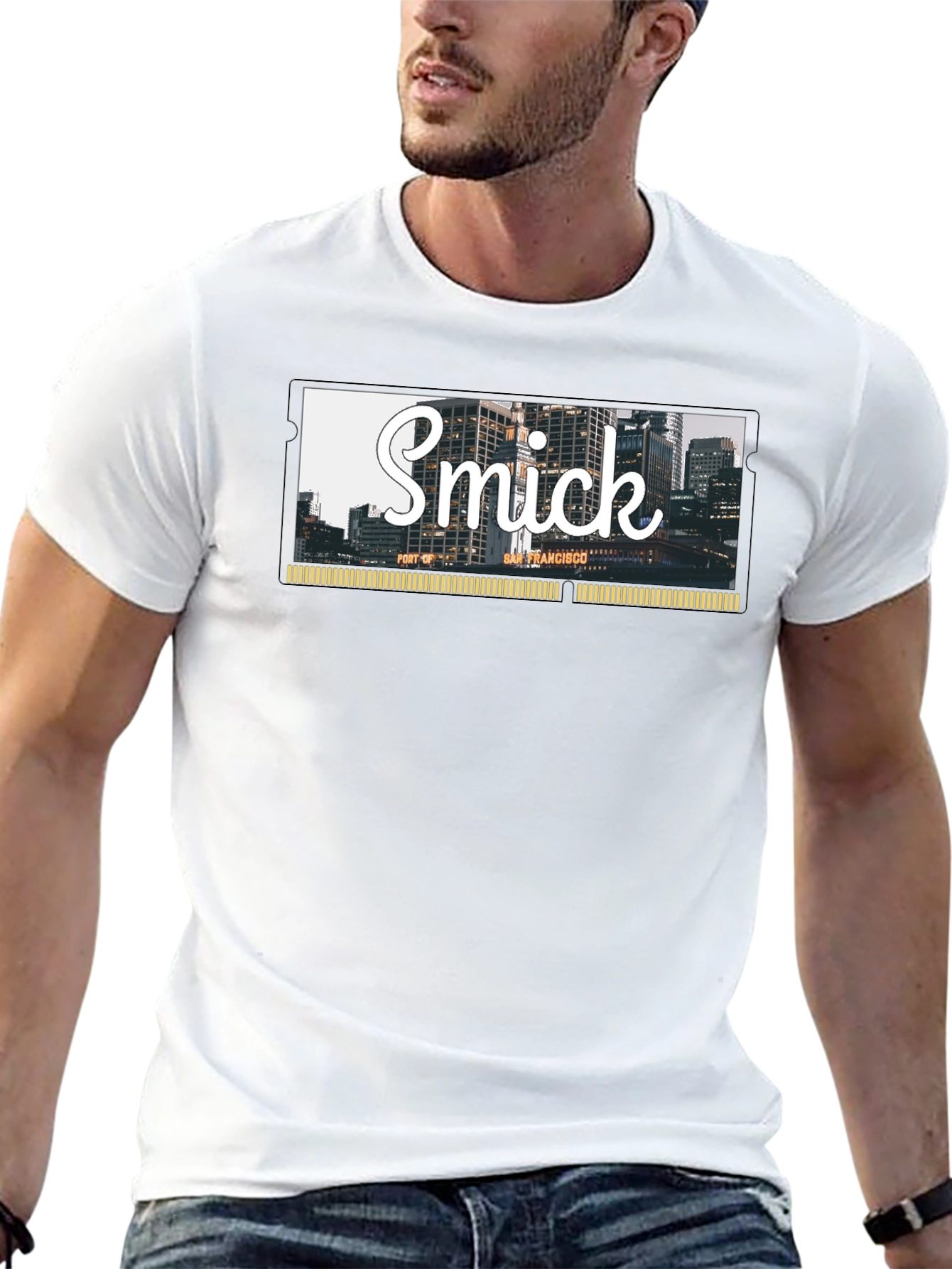Smick San Francisco Cityscape Graphic T-Shirt