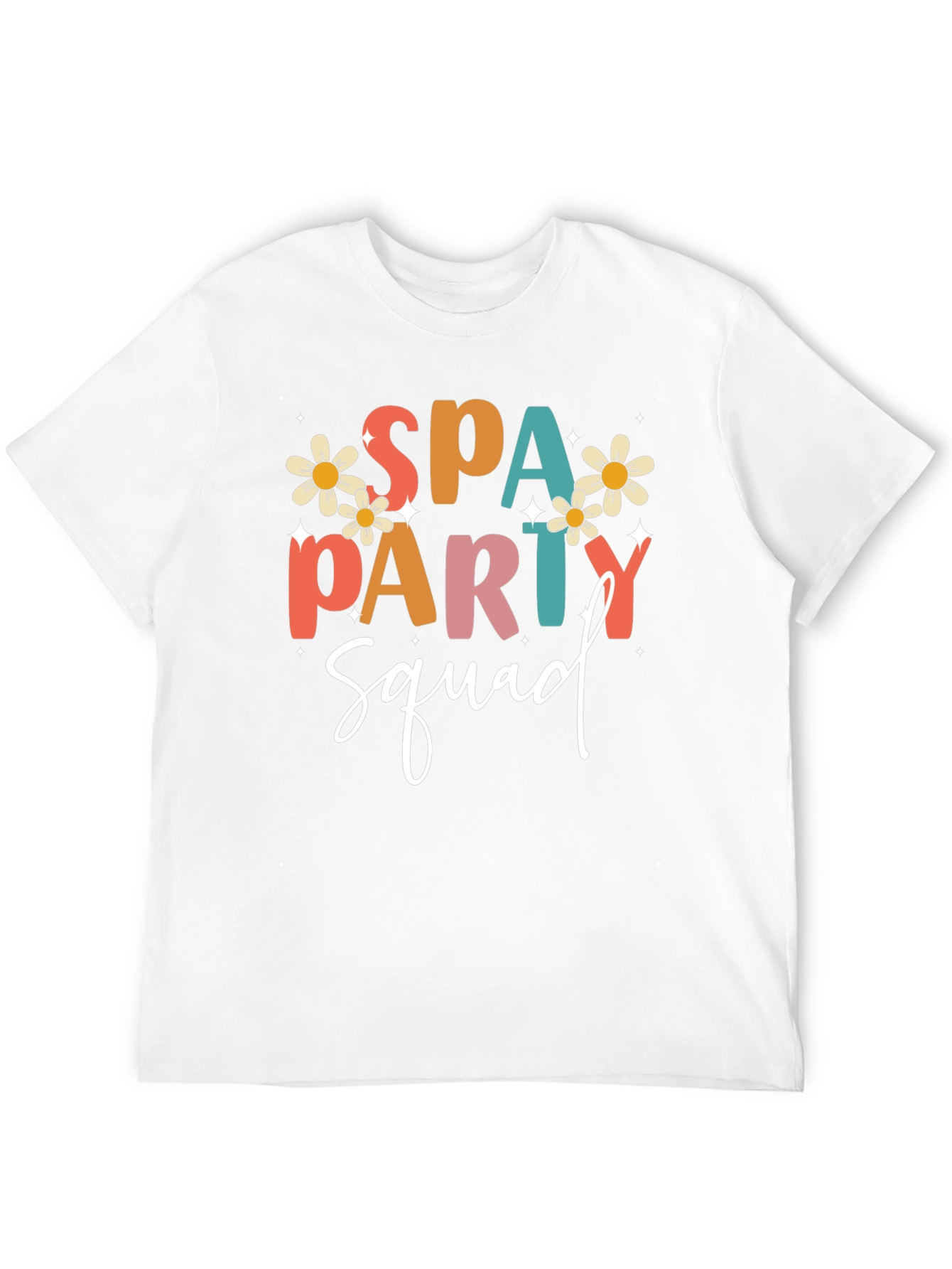 Spa Party Squad Black Graphic Tee