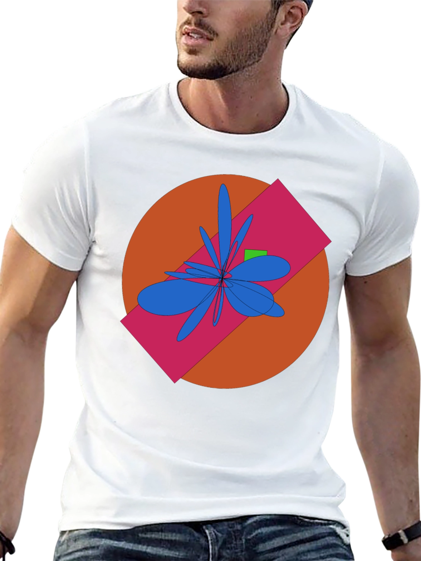 Abstract Graphic Tee - Bold & Unique Design