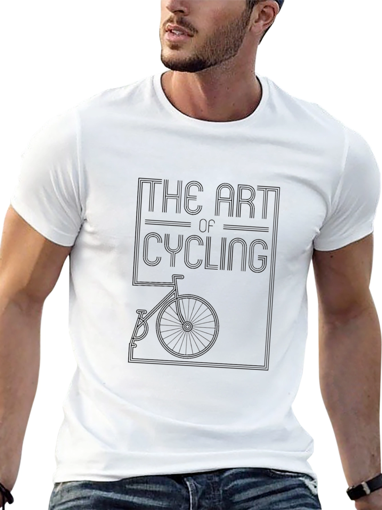 The Art of Cycling Graphic Tee - Black