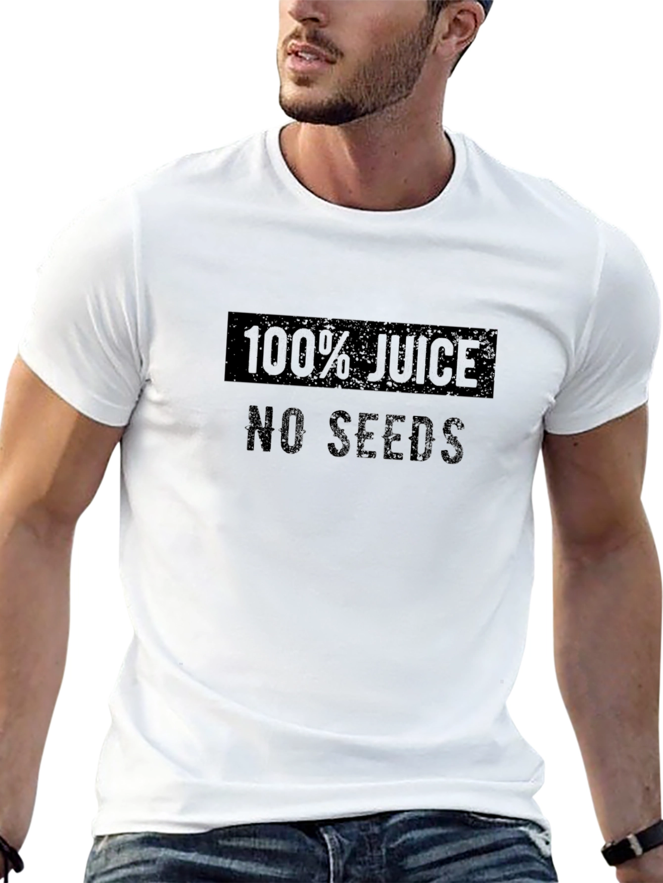 100% Juice No Seeds T-Shirt Funny Party