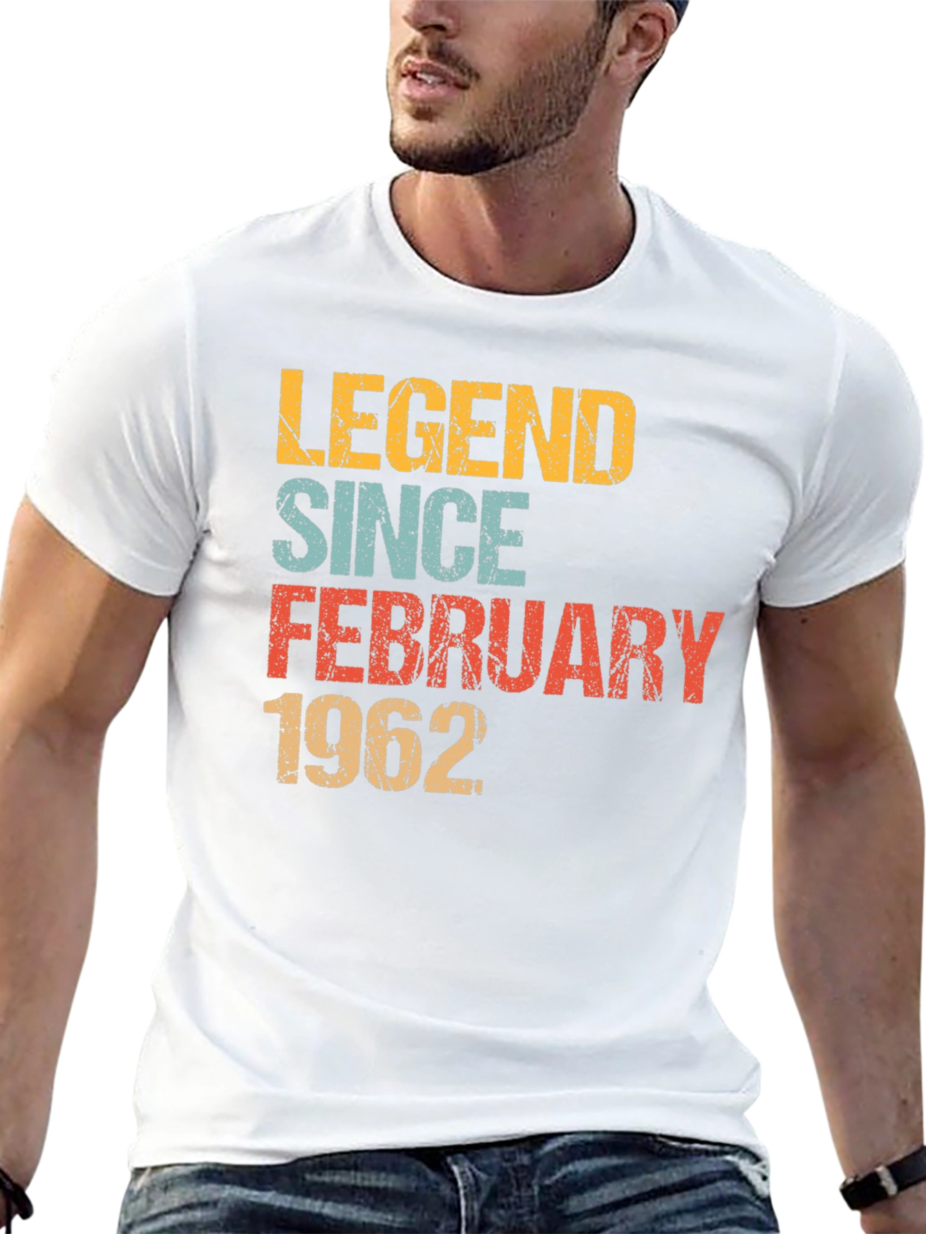 Legend Since February 1962 - Retro Birthday T-Shirt