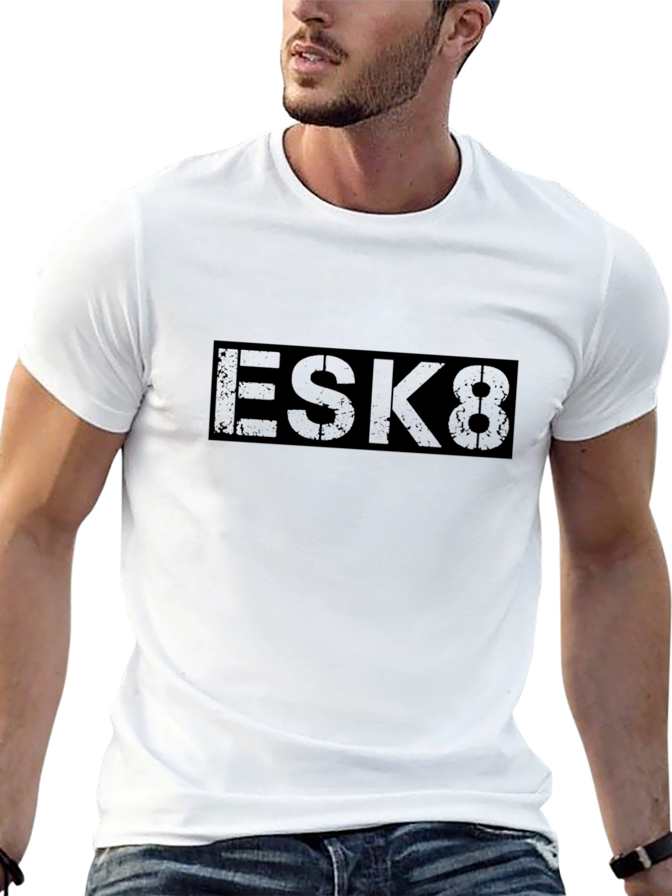 ESK8 Black Graphic Tee