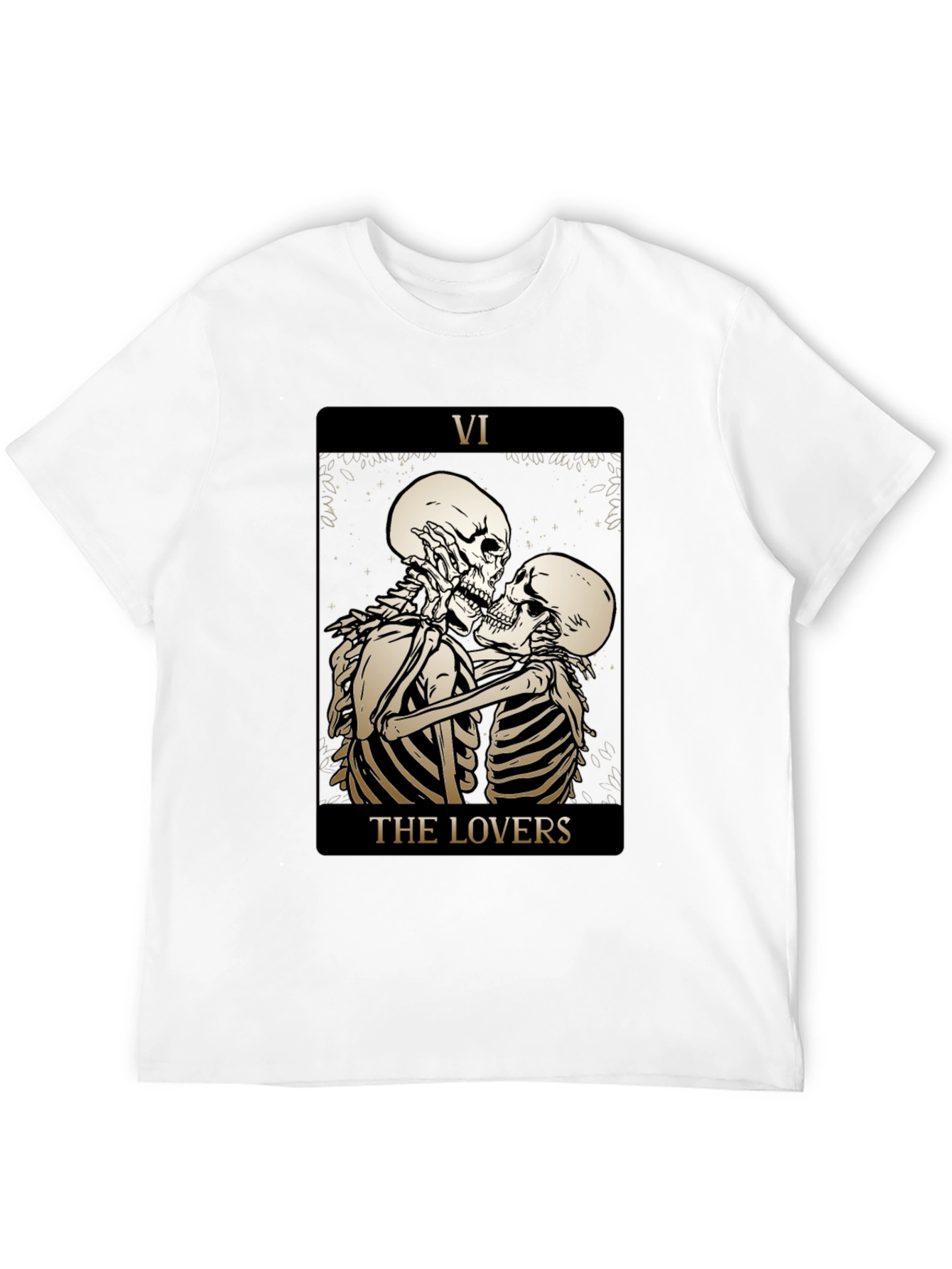 Skeleton Lovers Tarot Card T-Shirt