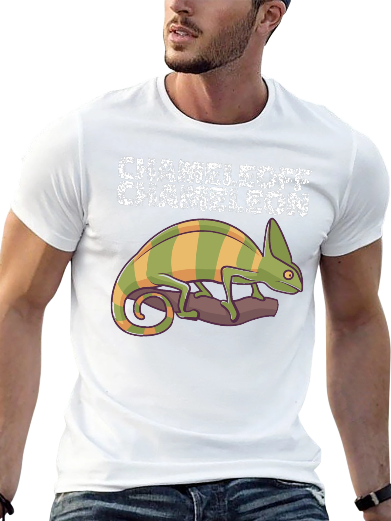 Chameleoff Chameleon T-Shirt - Cool Reptile Tee