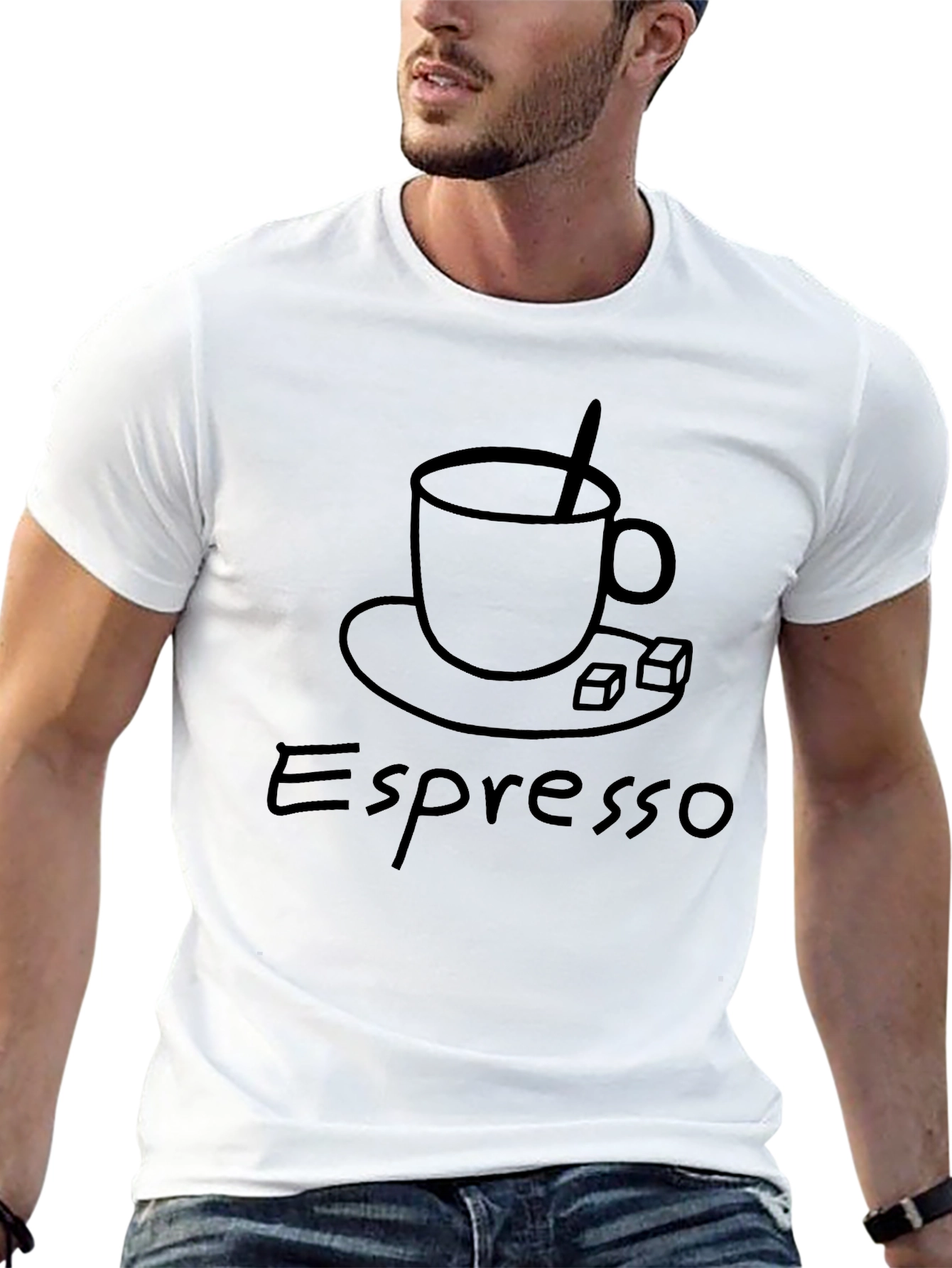 Espresso Graphic Tee - Black Coffee Lover Shirt