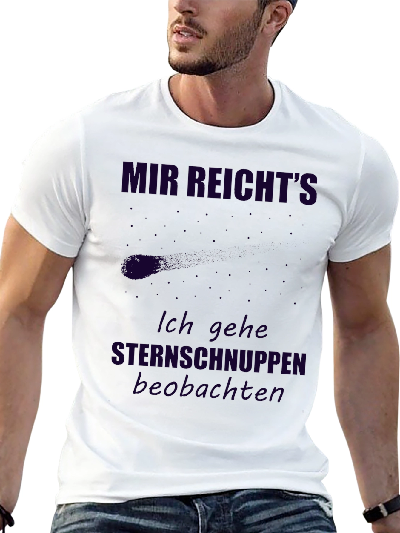 Mir Reichts T-Shirt - Sternschnuppen Beobachten Tee