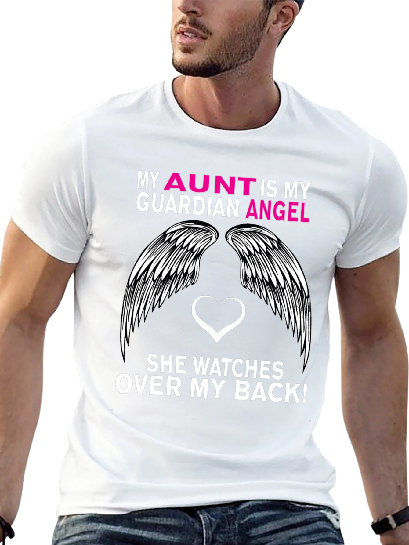 My Aunt Is My Guardian Angel T-Shirt