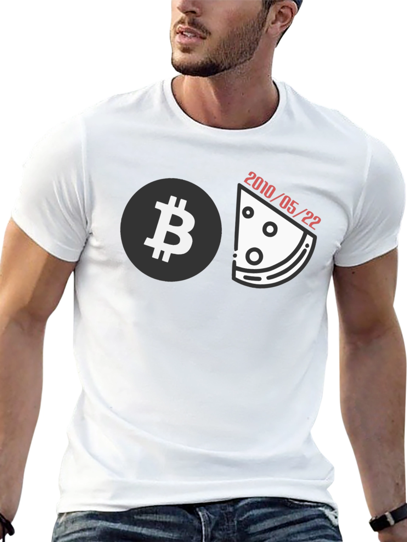 Bitcoin Pizza Day Black T-Shirt