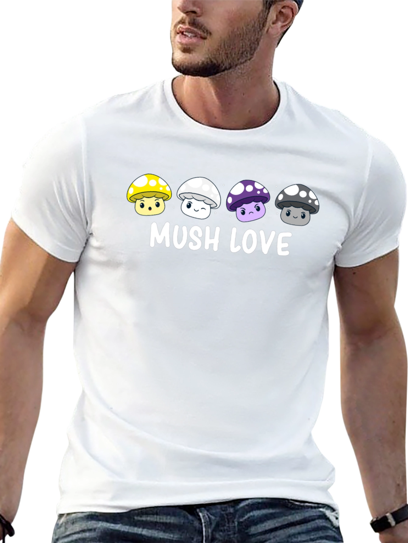 Mushroom Love Graphic T-Shirt
