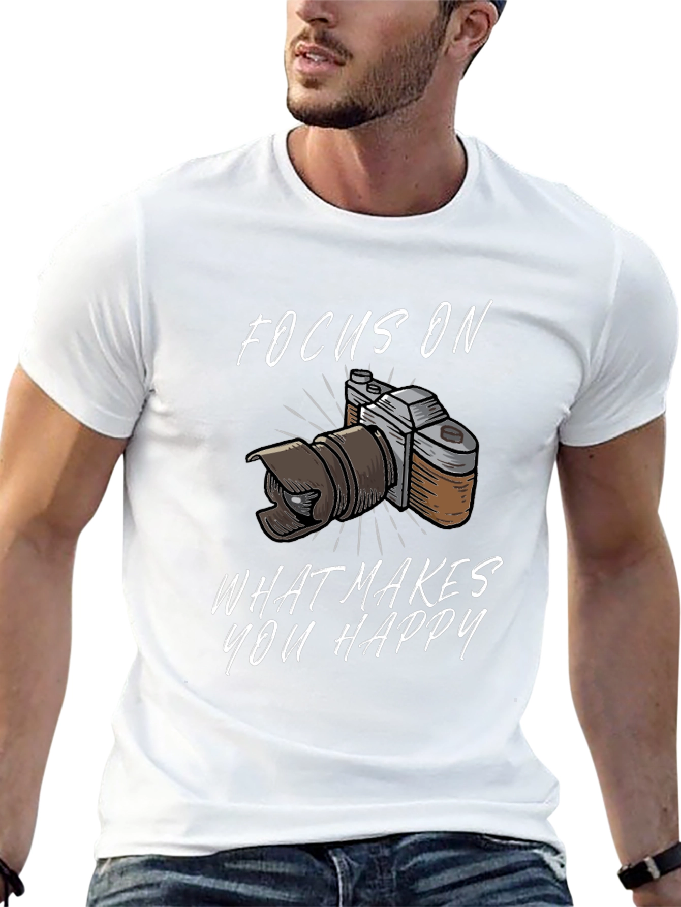 Focus On What Makes You Happy Graphic Tee