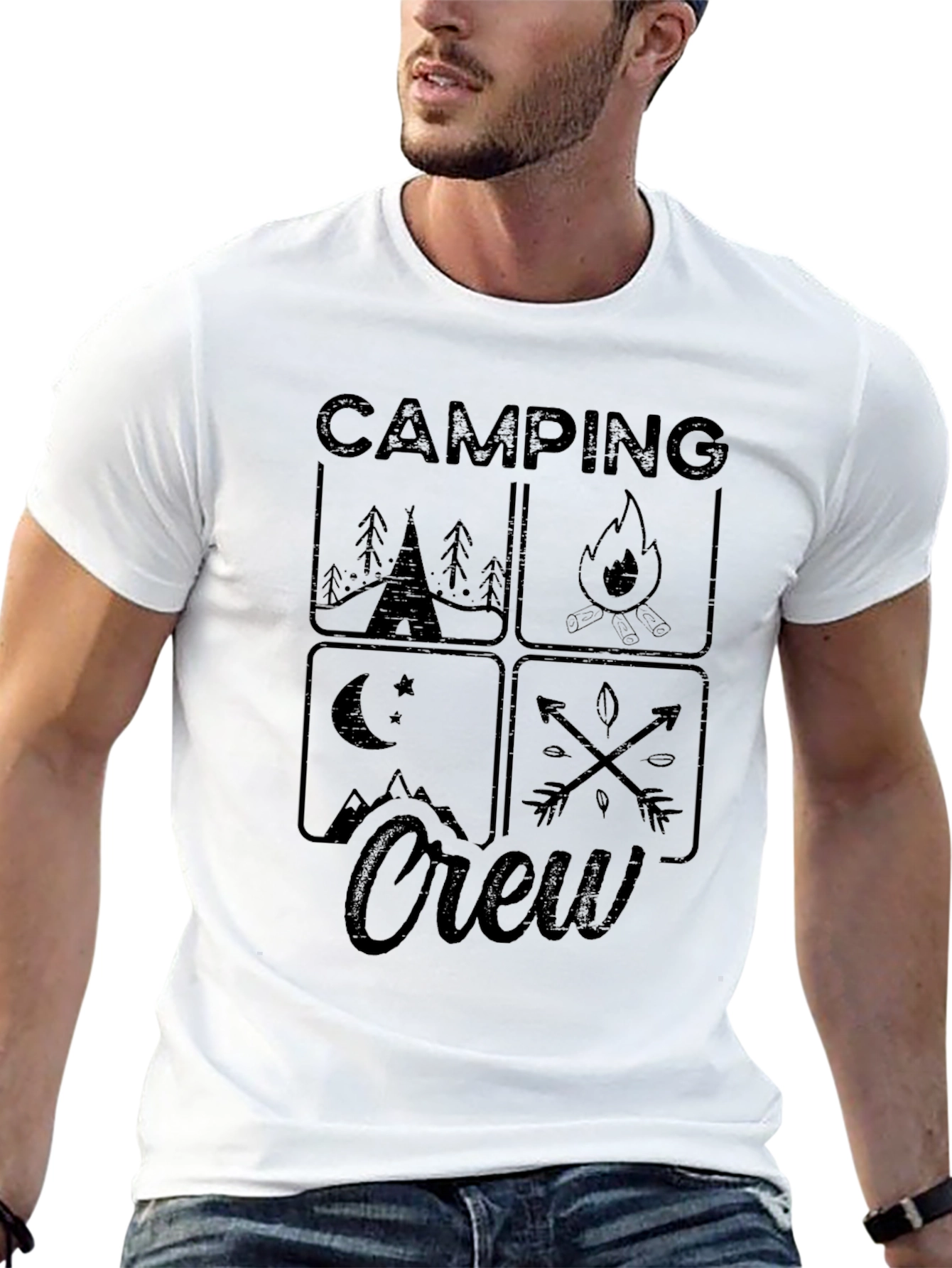 Camping Crew Graphic Tee