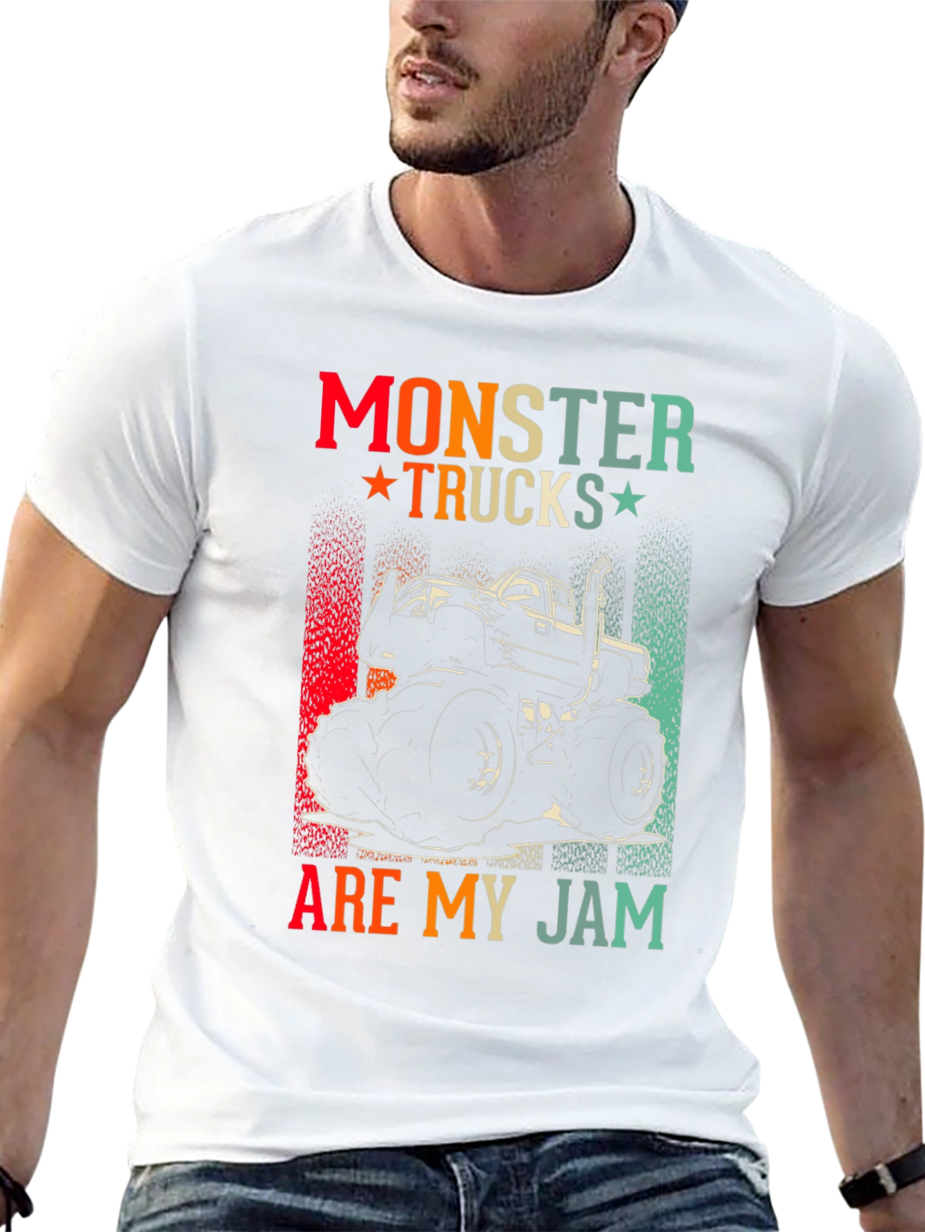 Monster Truck Graphic Tee - Are My Jam Design