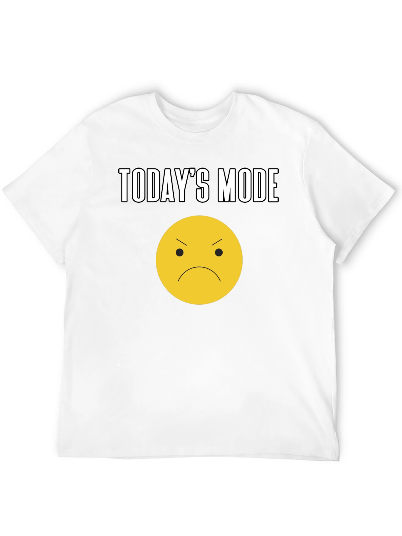 Todays Mood Graphic Tee - Unisex Black T-Shirt