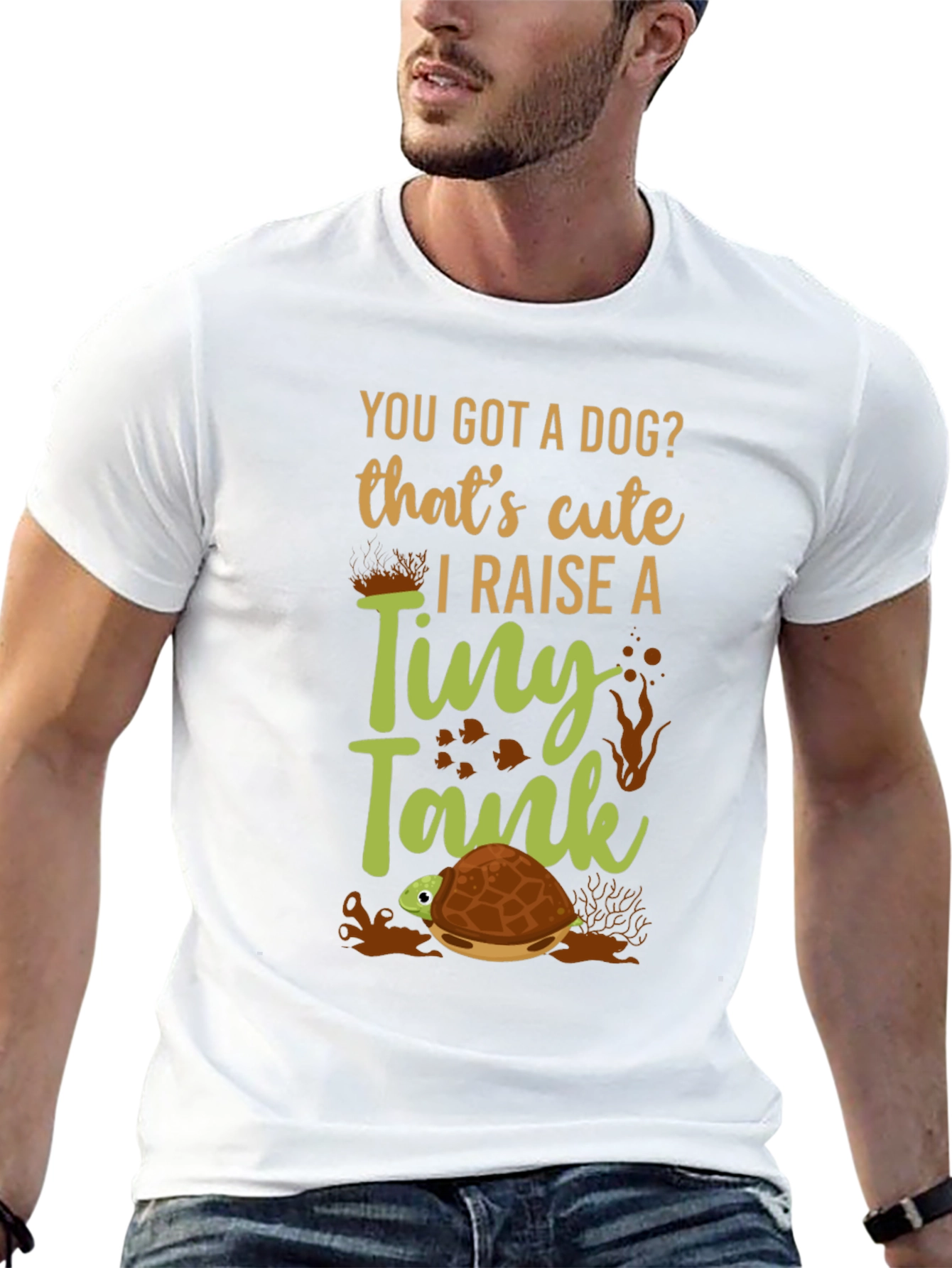 Funny Turtle Tank T-Shirt - You Got A Dog?