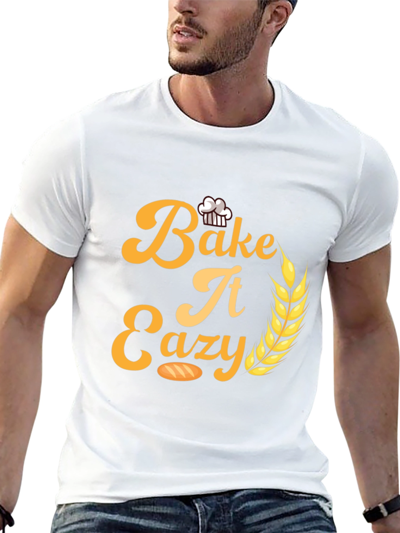 Bake It Easy T-Shirt - Stylish Baker Apparel
