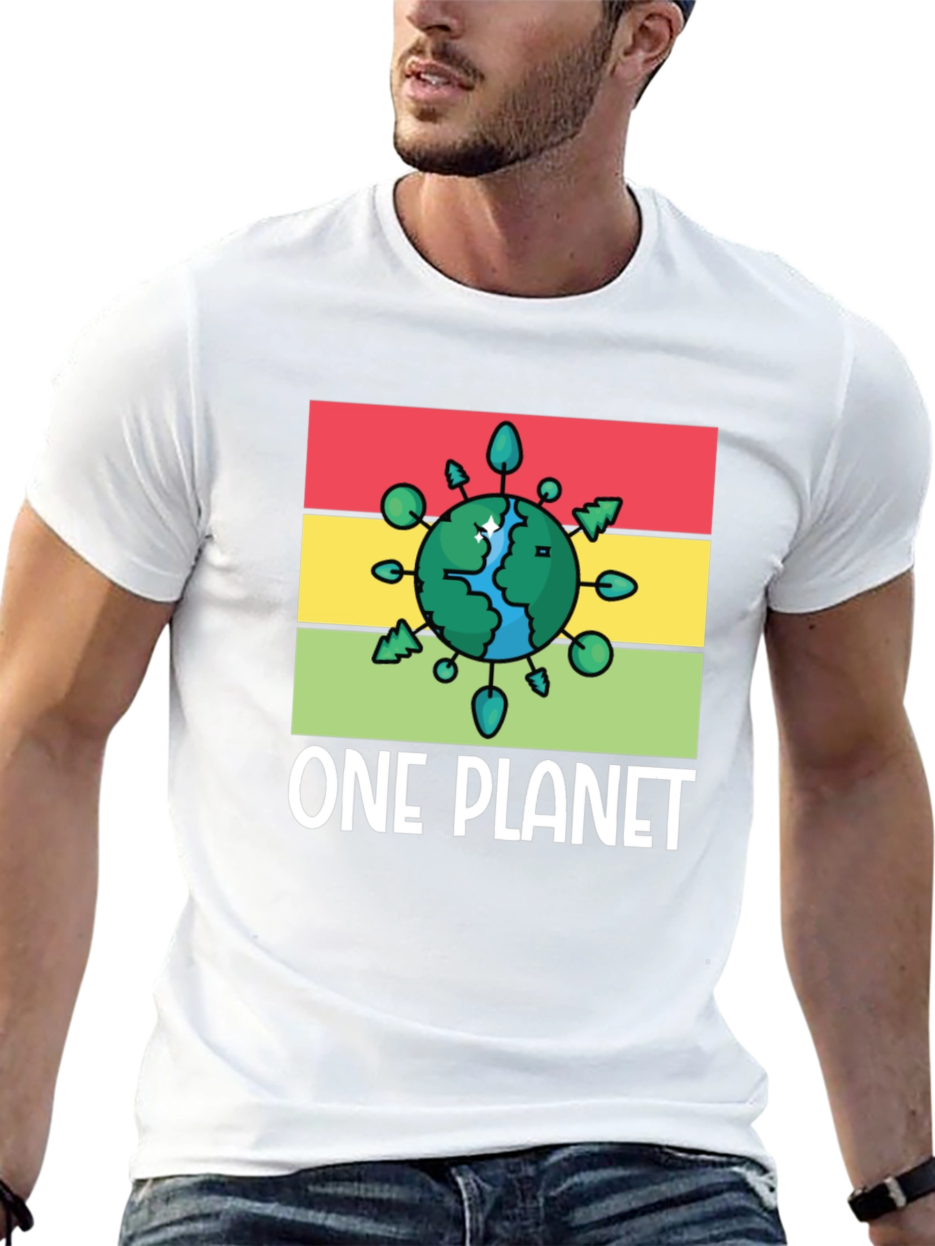 One Planet Graphic Tee - Eco Friendly T-Shirt