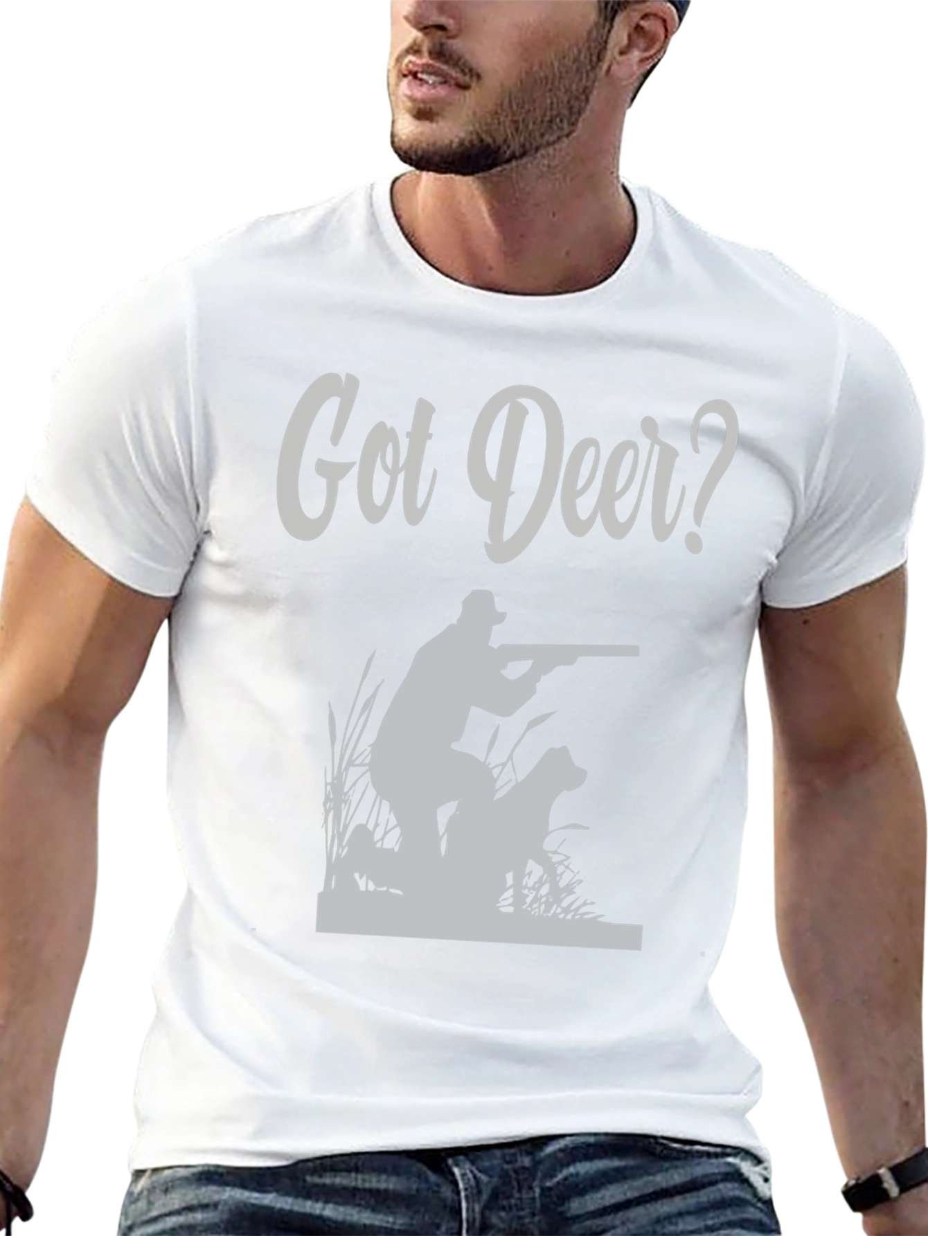 Got Deer? Hunter T-Shirt Hunting Dog Graphic Tee