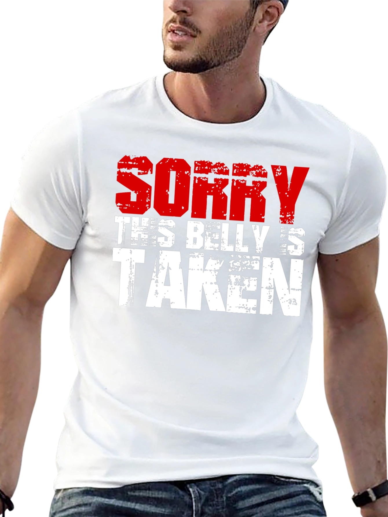 Sorry This Belly Is Taken Graphic Tee
