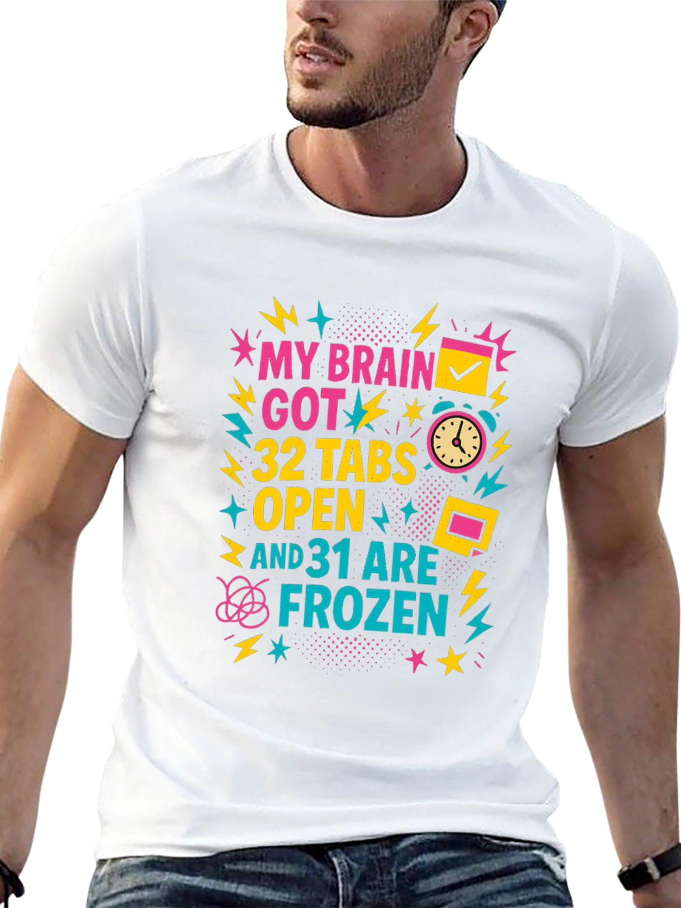 My Brain Got 32 Tabs Open T-Shirt