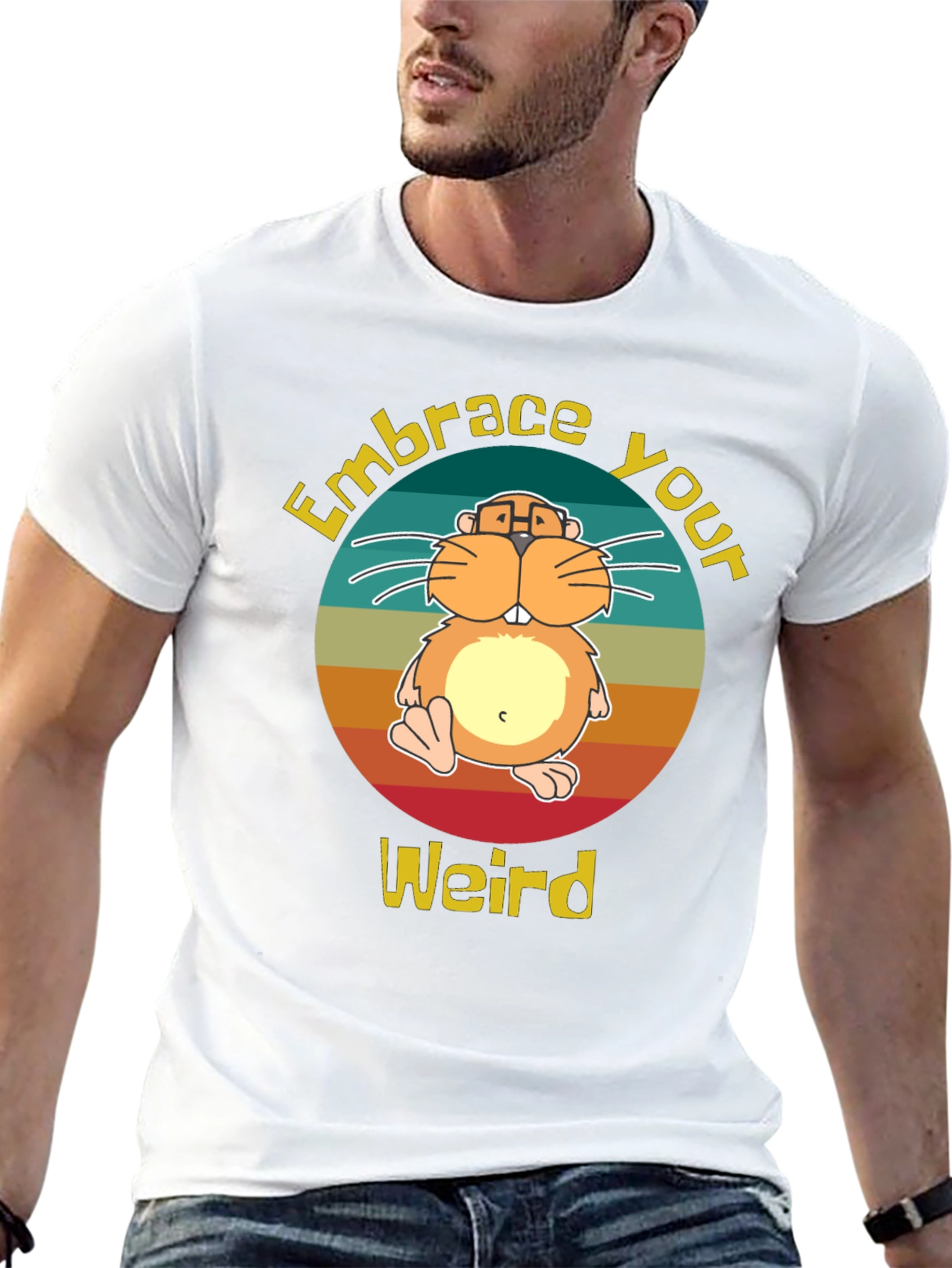 Embrace Your Weird Hamster Graphic Tee