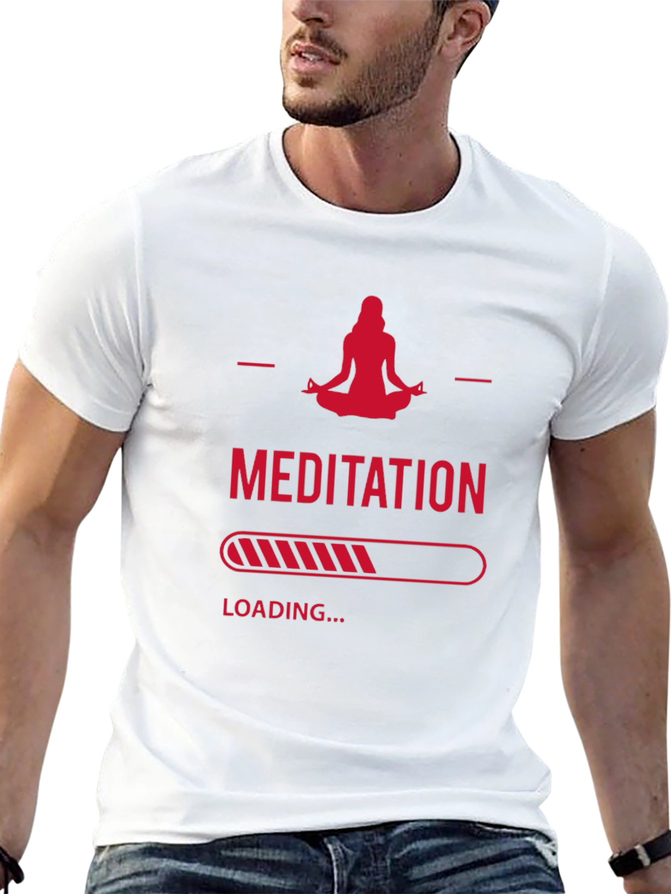 Meditation Loading T-Shirt - Zen & Relaxation Tee