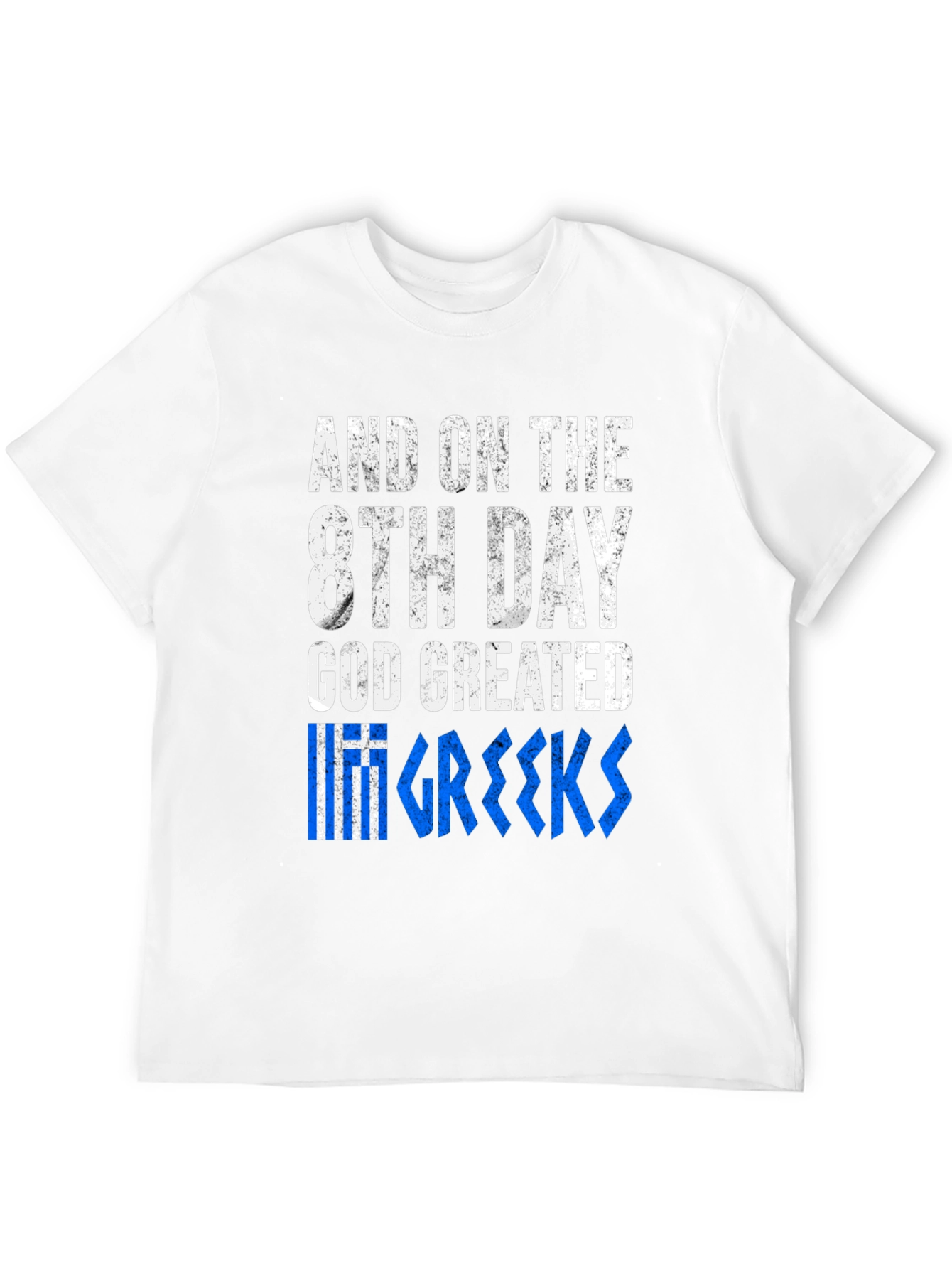 Greek Pride T-Shirt - God Created Greeks