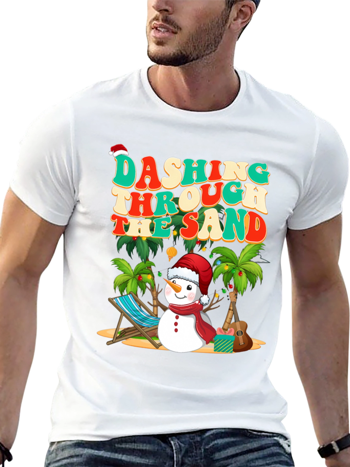Dashing Through the Sand Graphic Tee