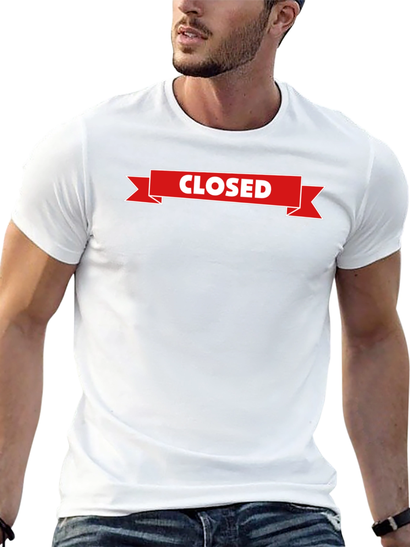 Closed Graphic Tee - Stylish Casual Wear