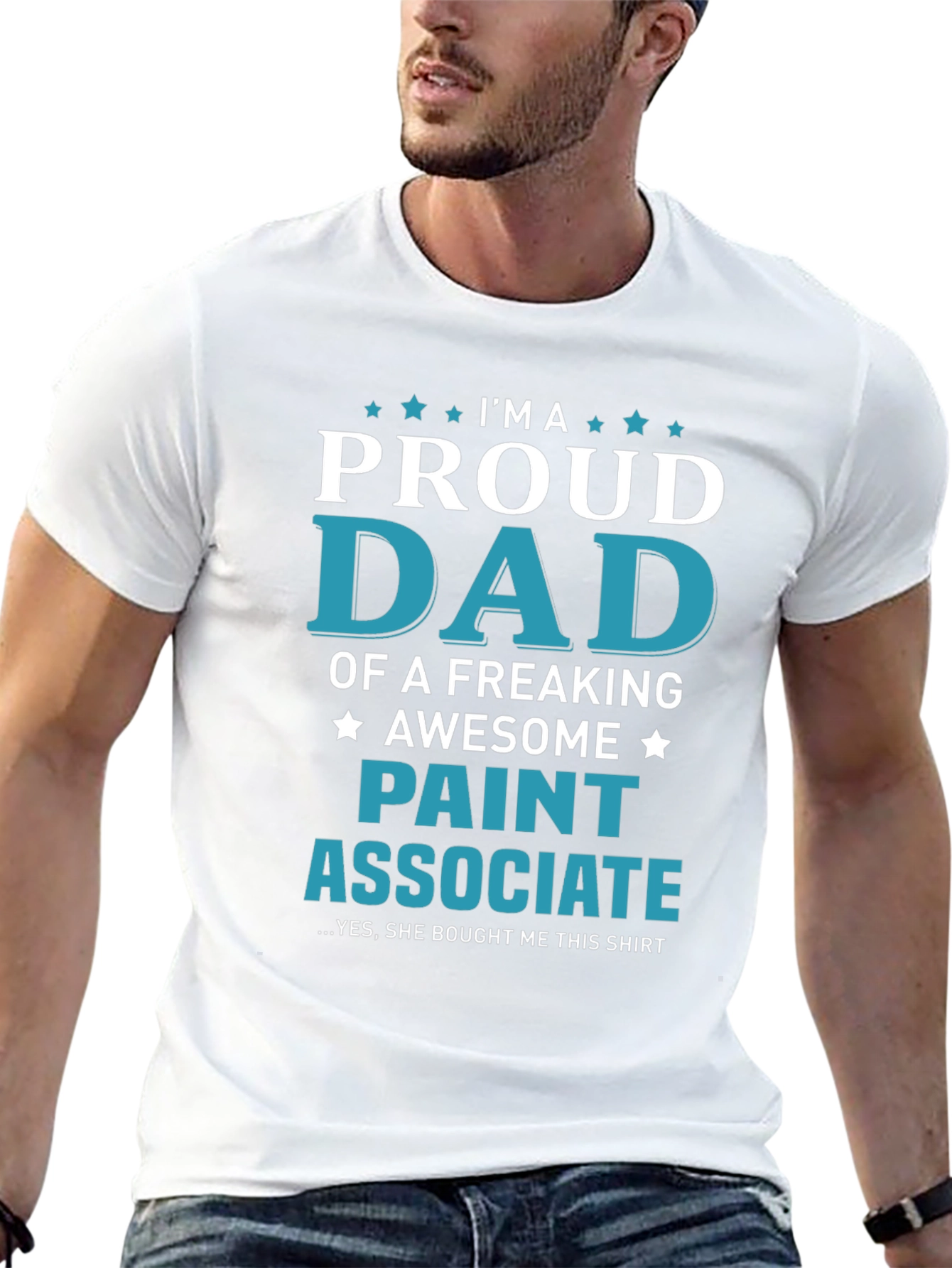 Proud Paint Associate Dad T-Shirt