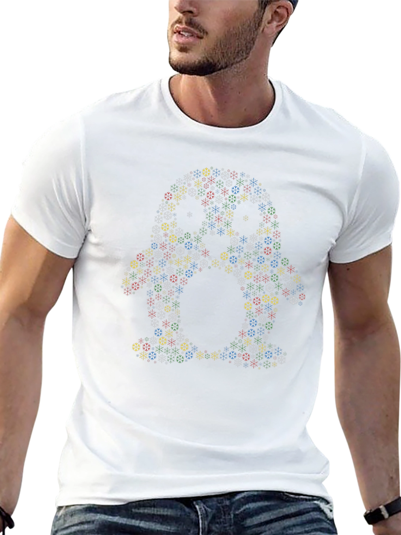 Penguin Snowflake Graphic T-Shirt