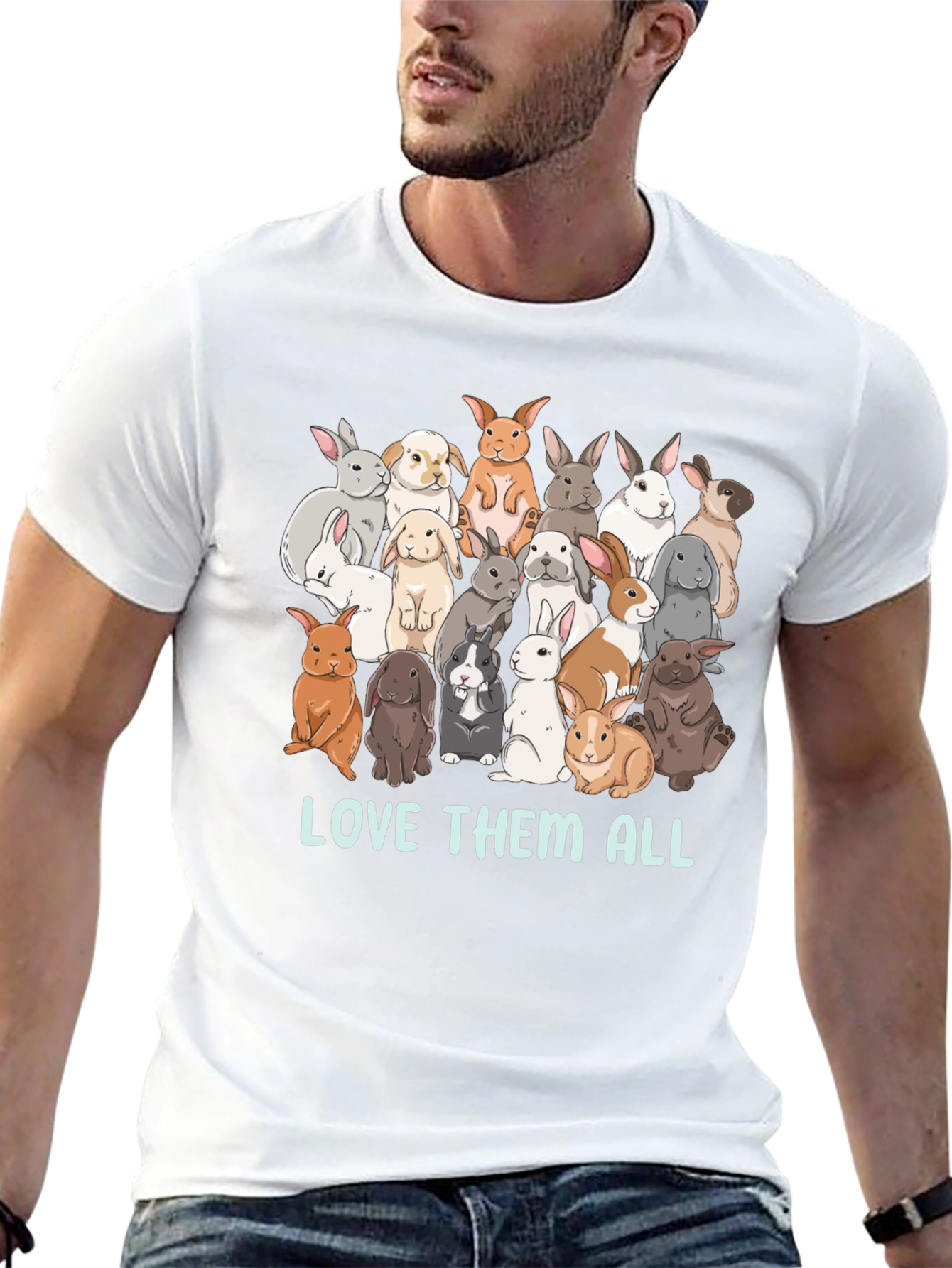 Bunny Love Graphic T-Shirt - Unisex