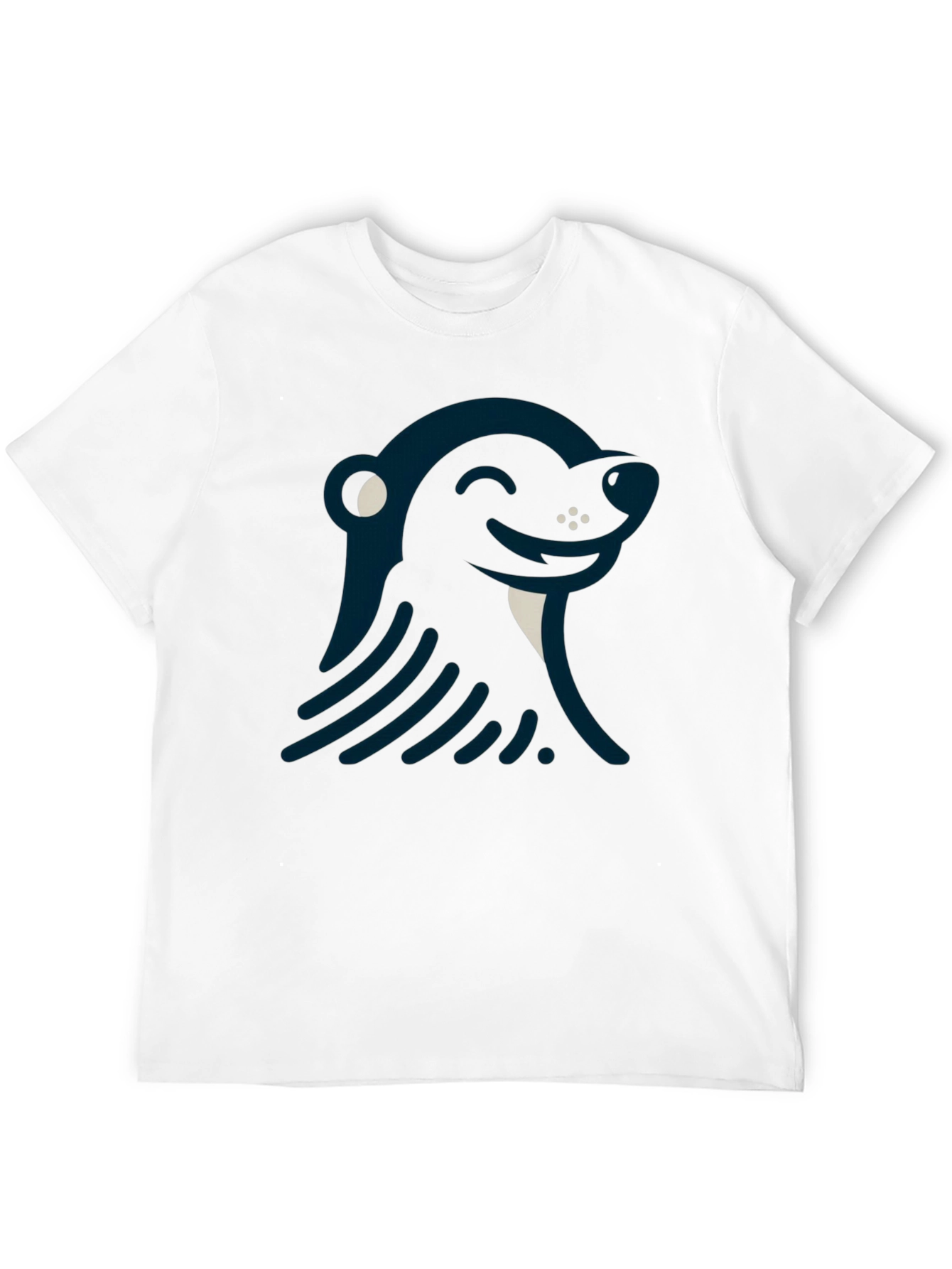 Cool Graphic Tee - Smiling Wolverine Design